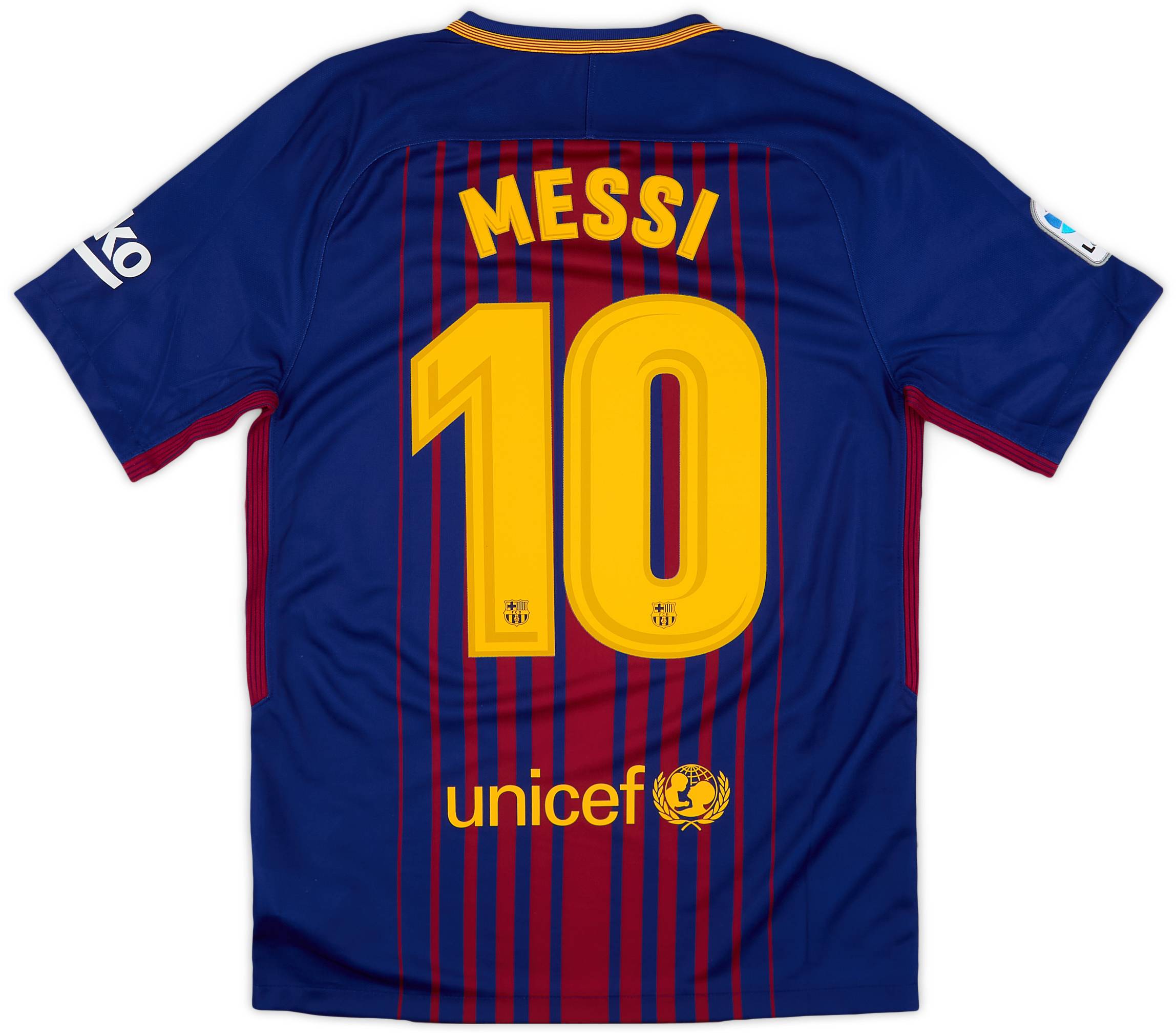 2017-18 Barcelona Home Shirt Messi #10 (S)