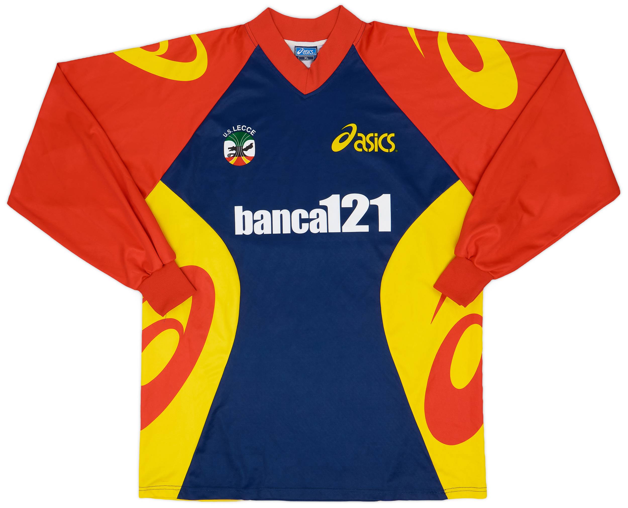 2000-01 Lecce Asics Training L/S Shirt - 9/10 - (XL)
