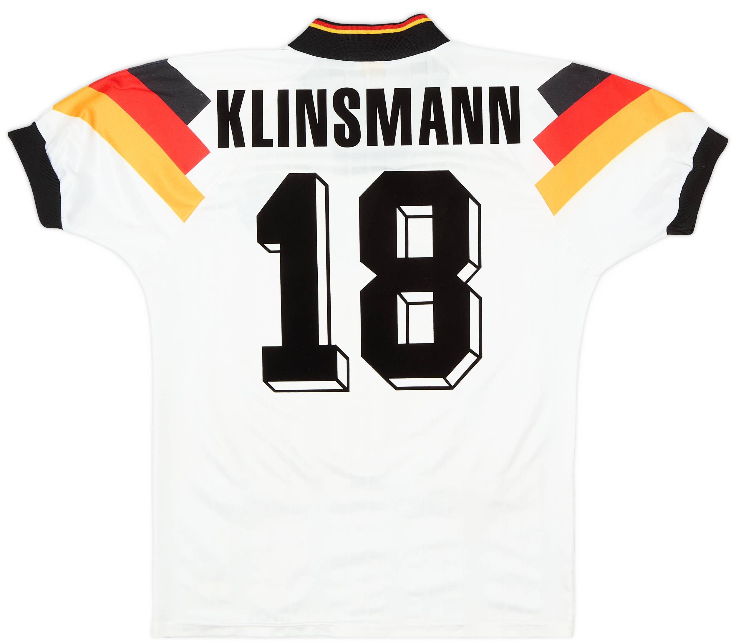1992-94 Germany Home Shirt Klinsmann #18 - 9/10 - (S)