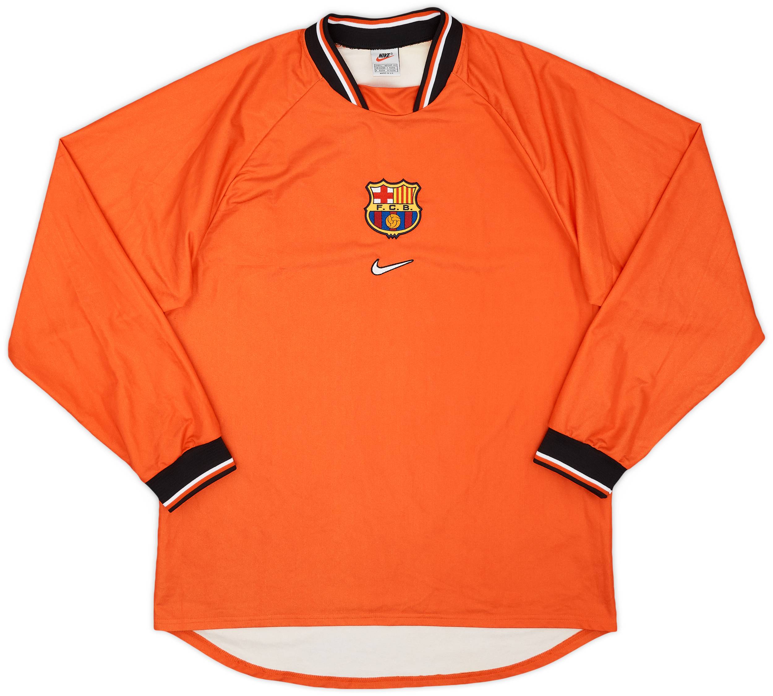 FC Barcelona 1999/2000 Home Guardiola #4 Jersey Retro