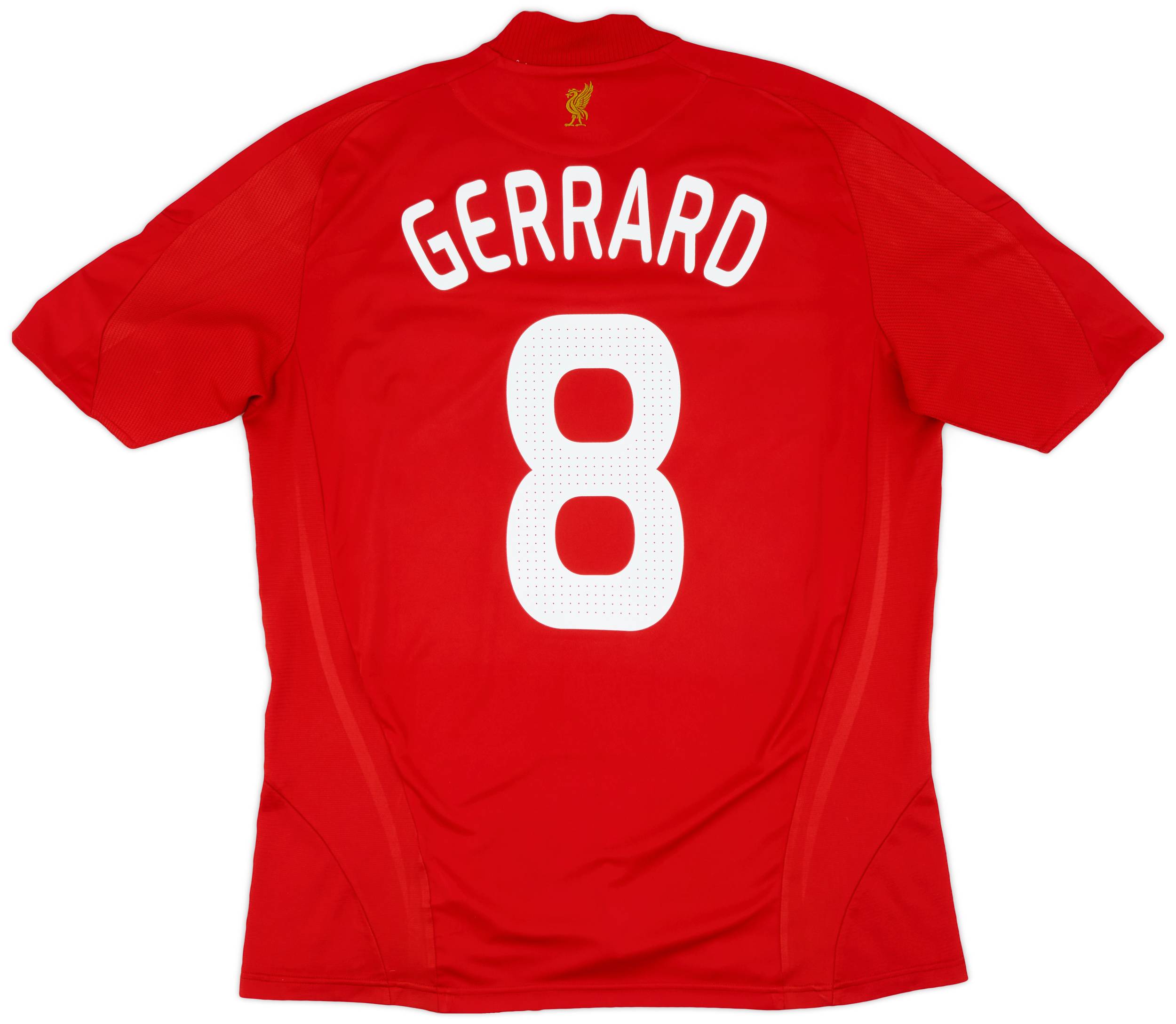 2008-10 Liverpool Home Shirt Gerrard #8 - 6/10 - (L)
