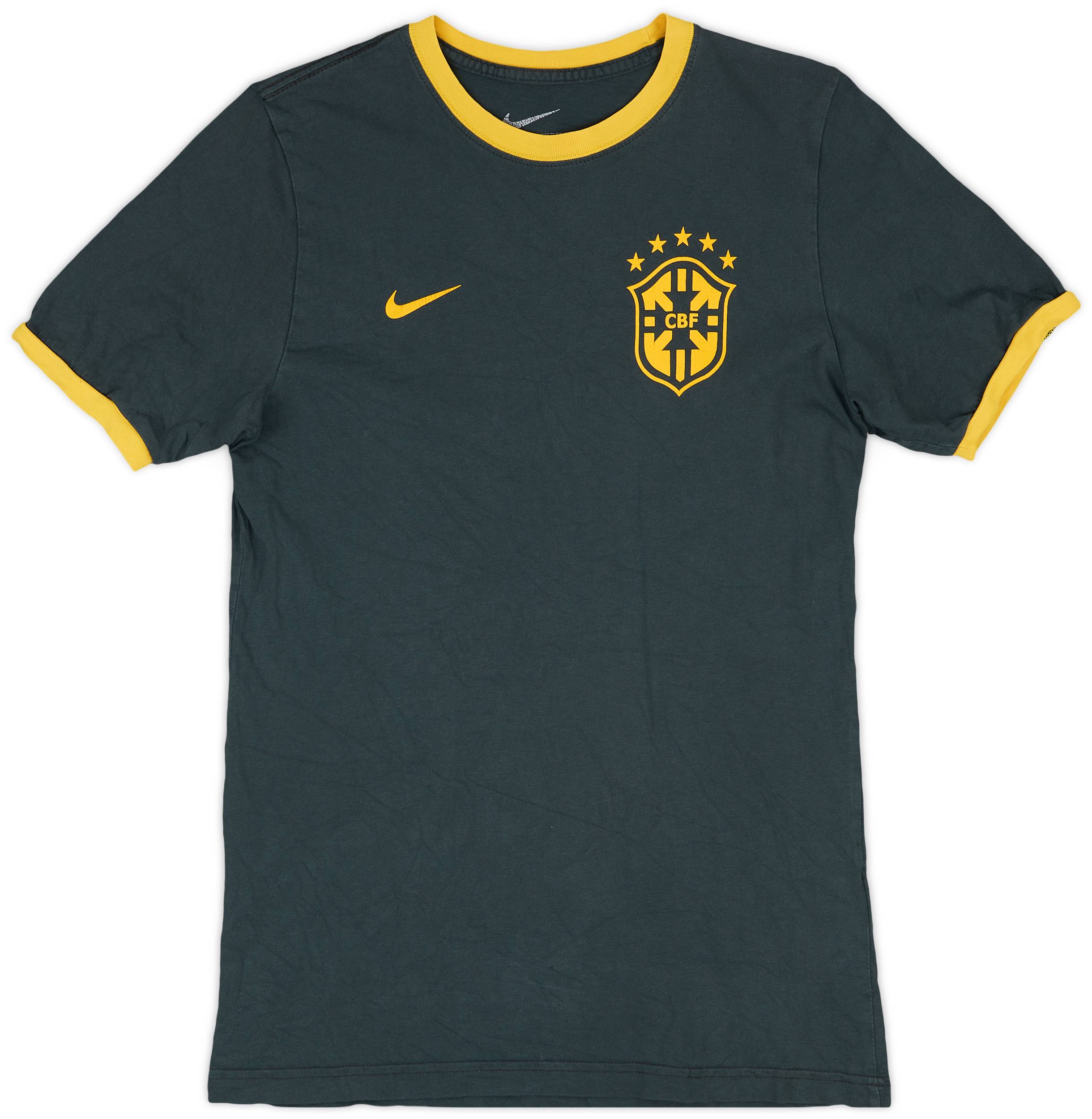 2014-15 Brazil Nike Cotton Tee - 7/10 - (M)