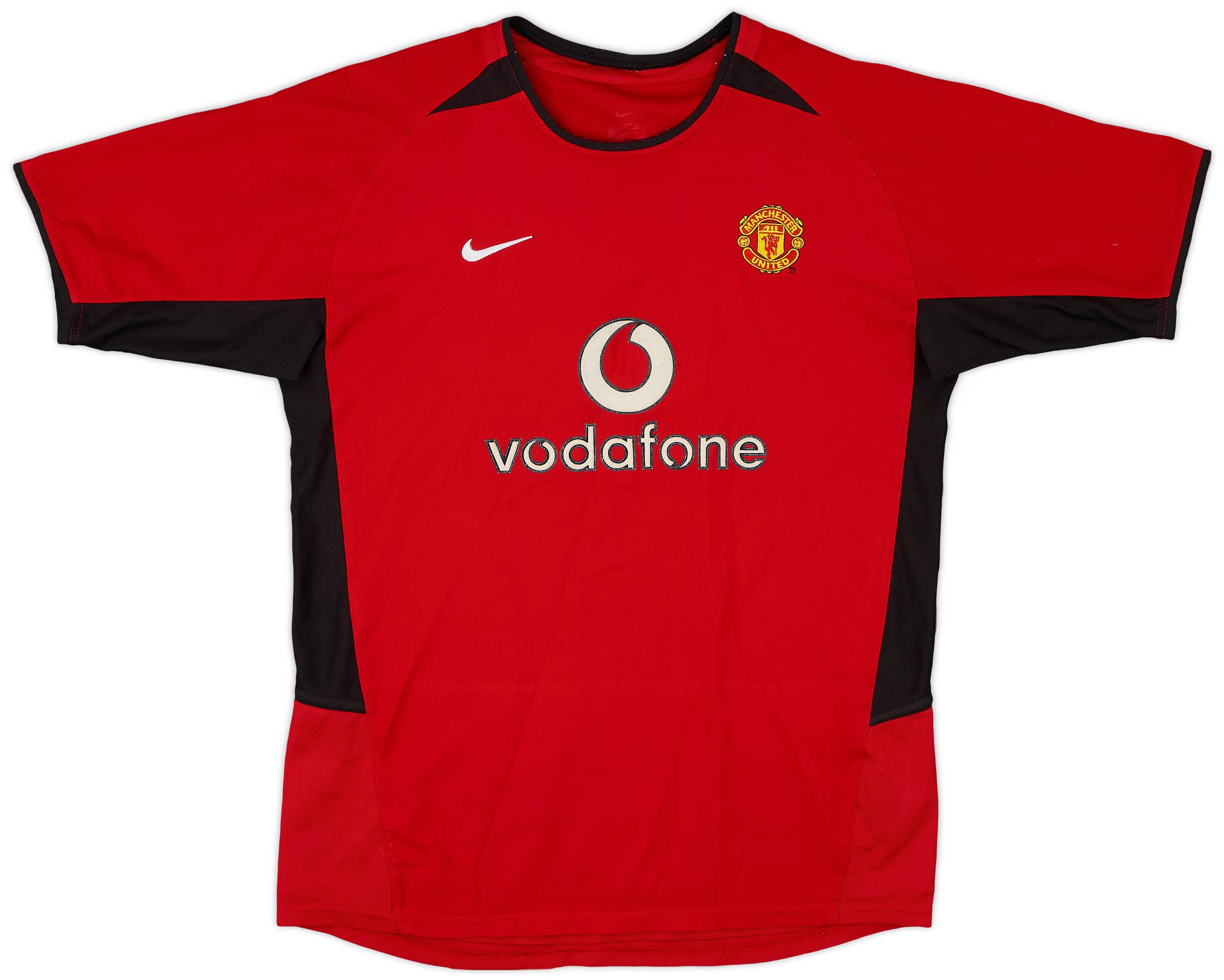 2002-04 Manchester United Home Shirt - 9/10 - (XL.Boys)