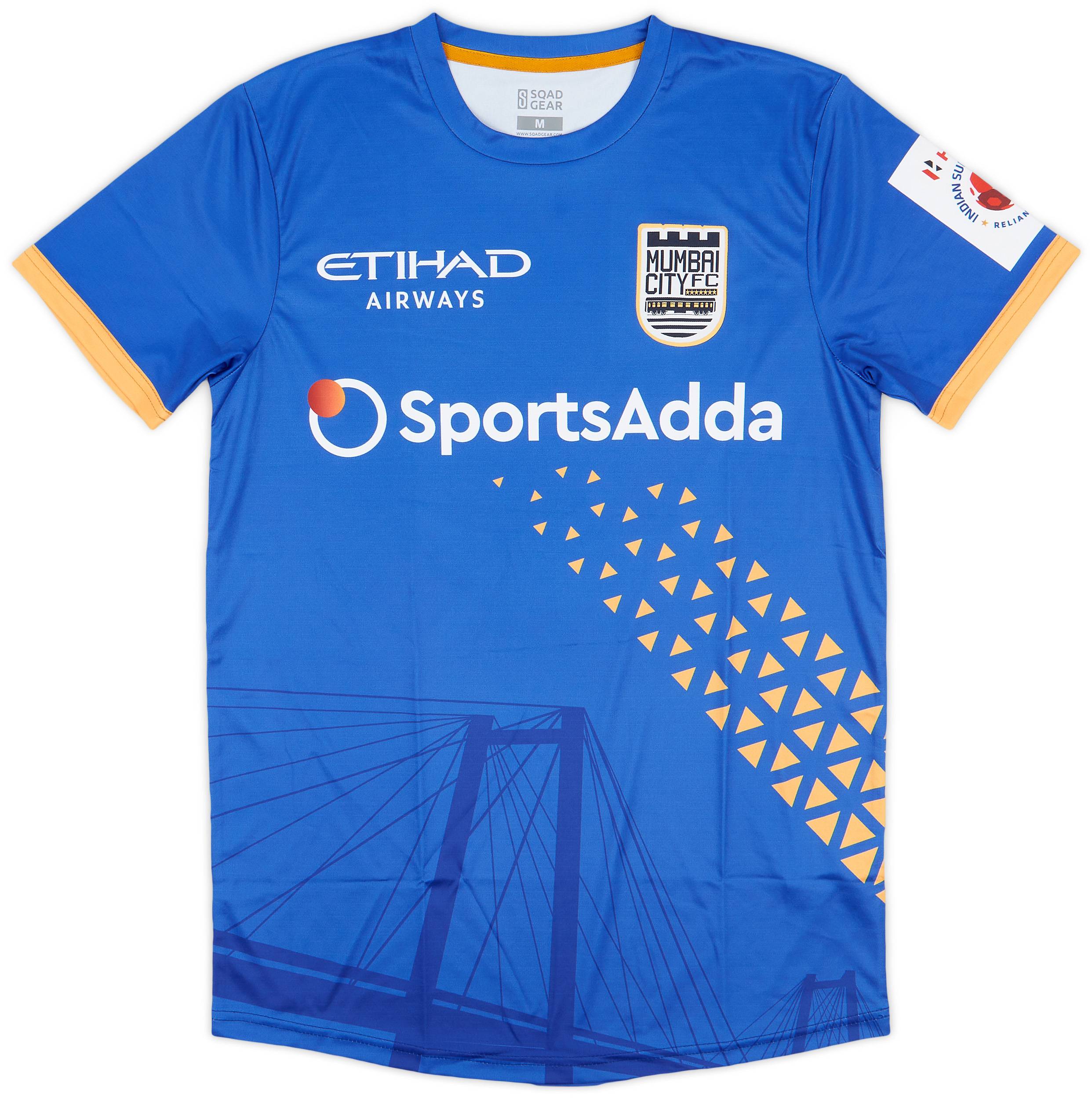 2019-20 Mumbai City Home Shirt - 9/10 - (M)