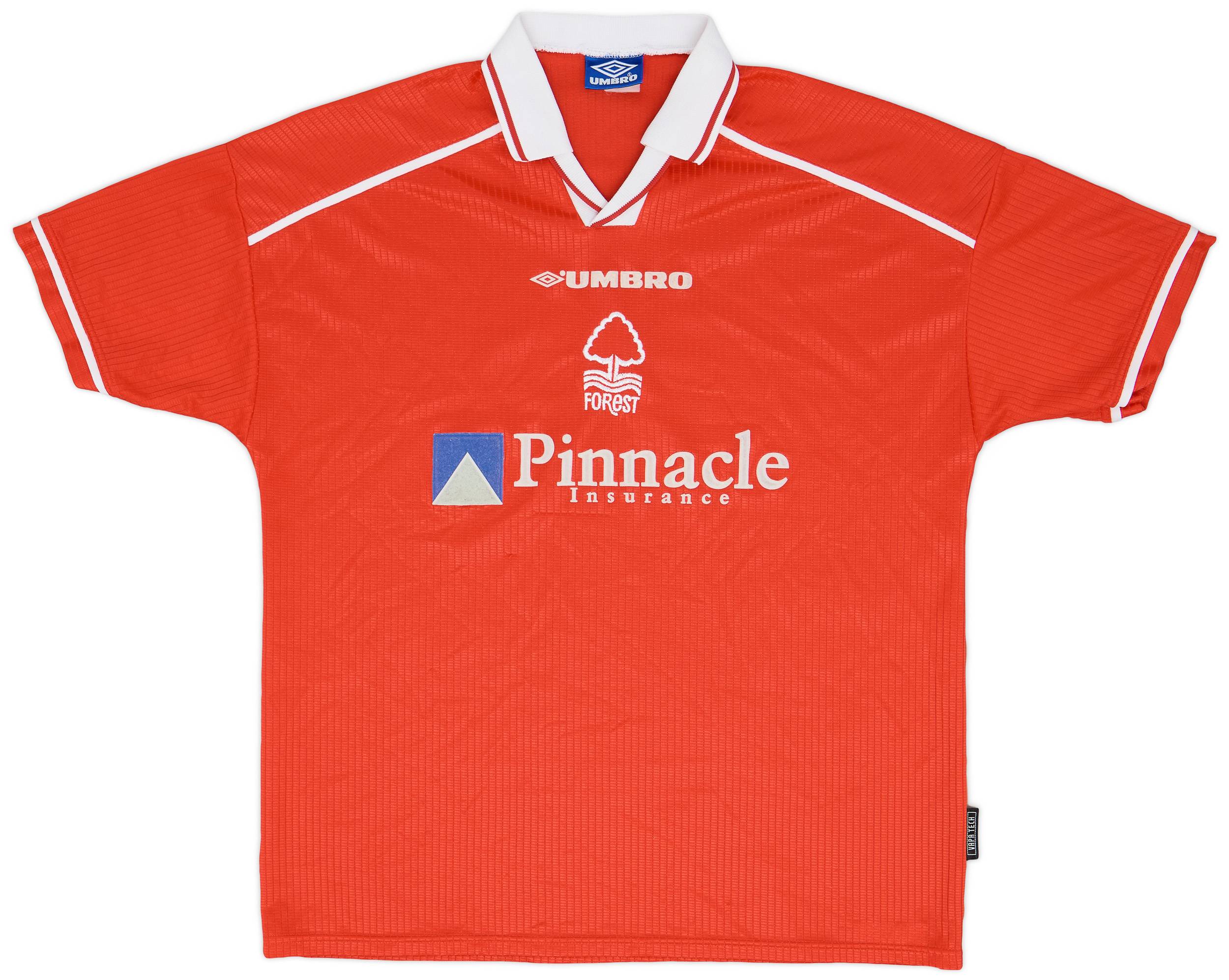 1998-00 Nottingham Forest Signed Home Shirt #10 - 6/10 - (XL)
