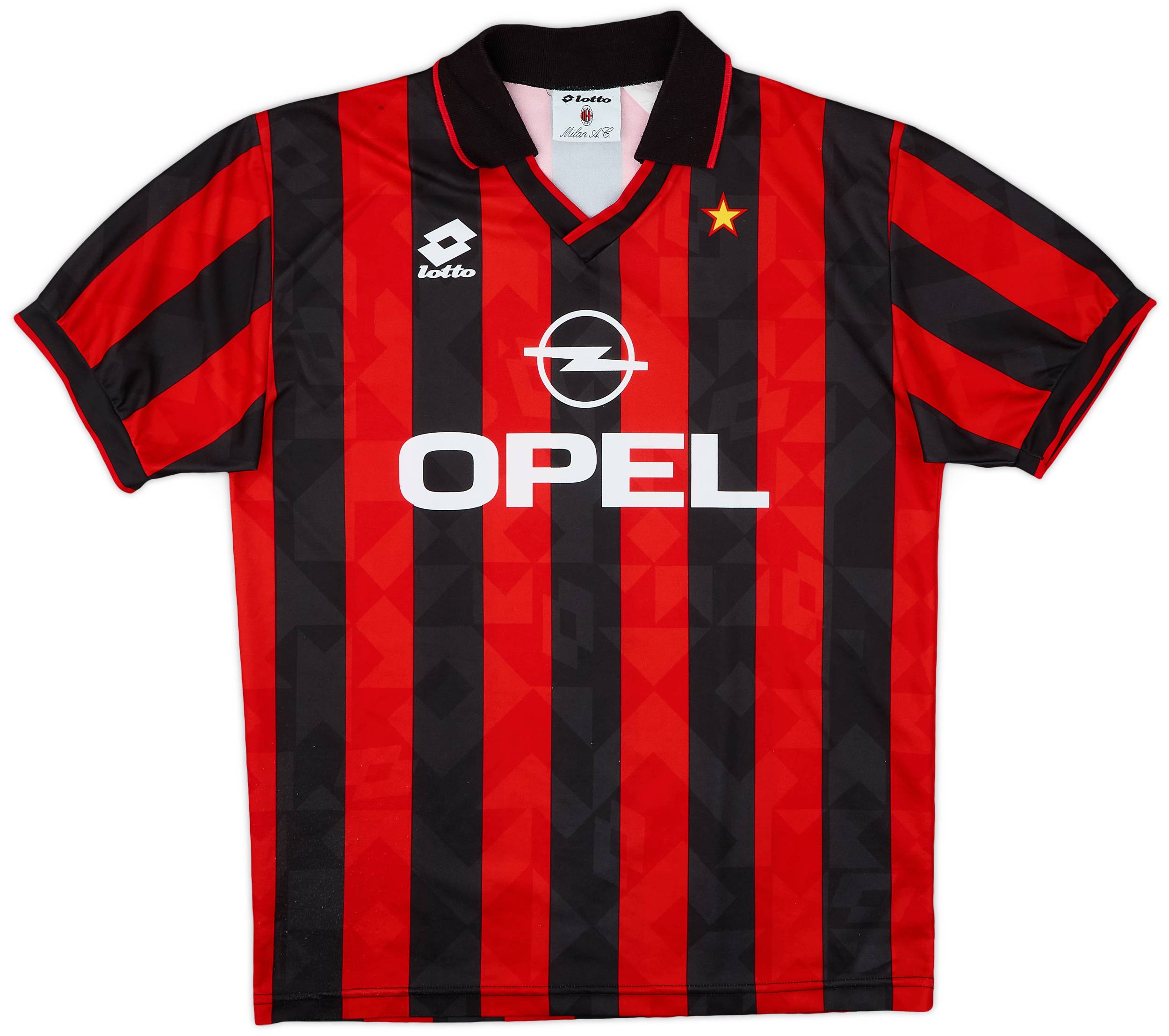 1994-95 AC Milan Home Shirt - 8/10 - (L)