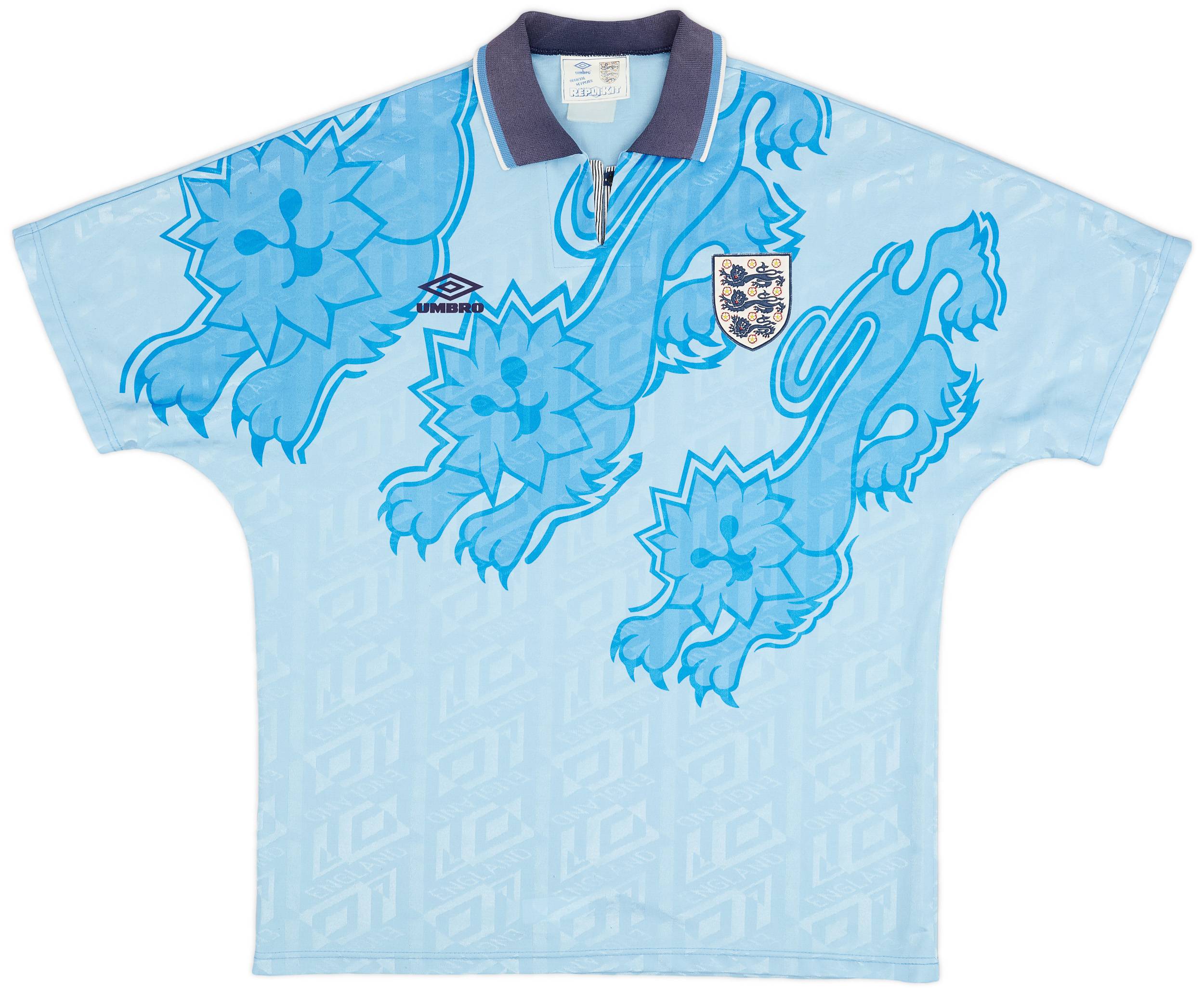 1992-93 England Third Shirt - 8/10 - (XXL)