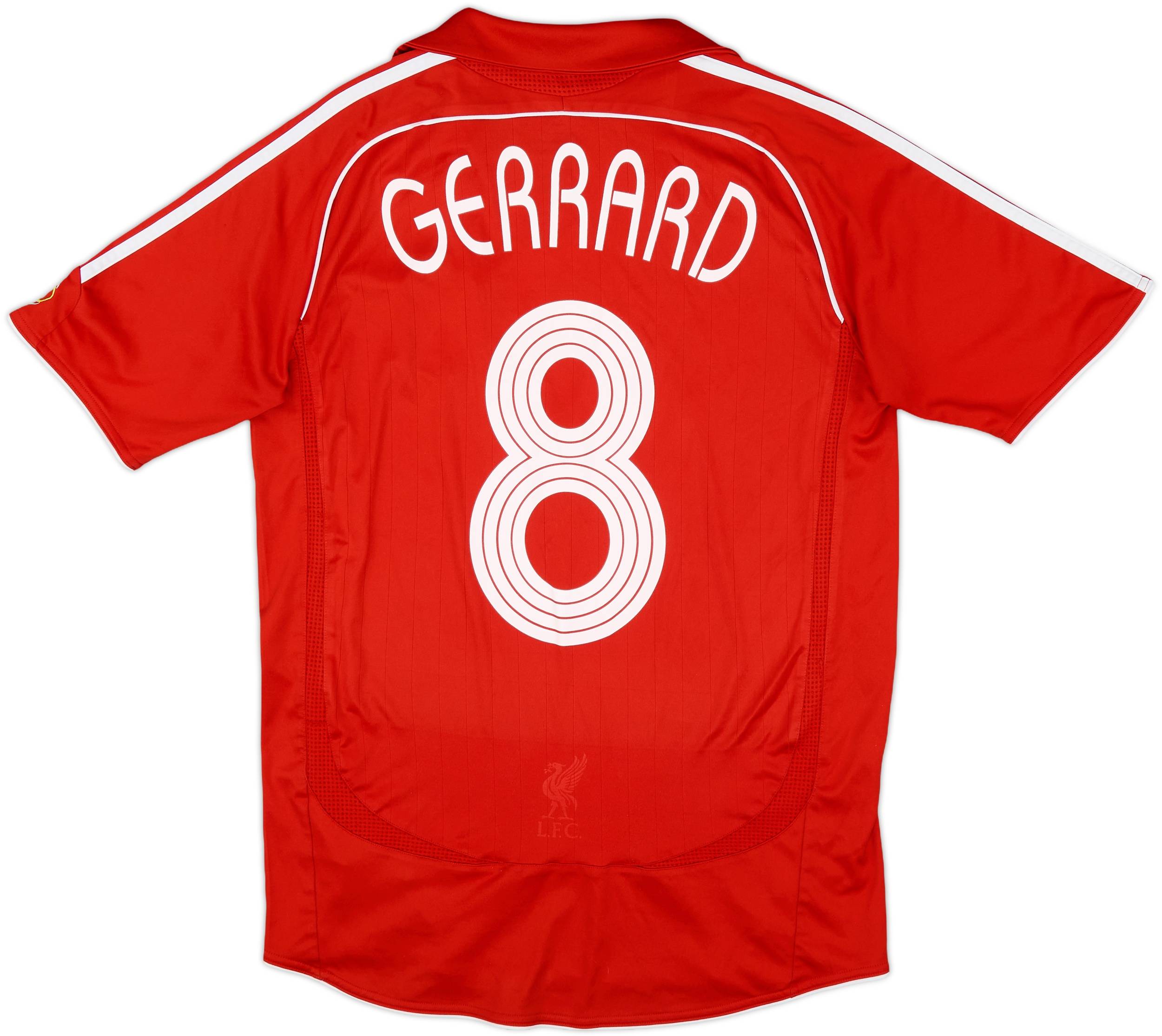 2006-08 Liverpool Home Shirt Gerrard #8 - 6/10 - (S)