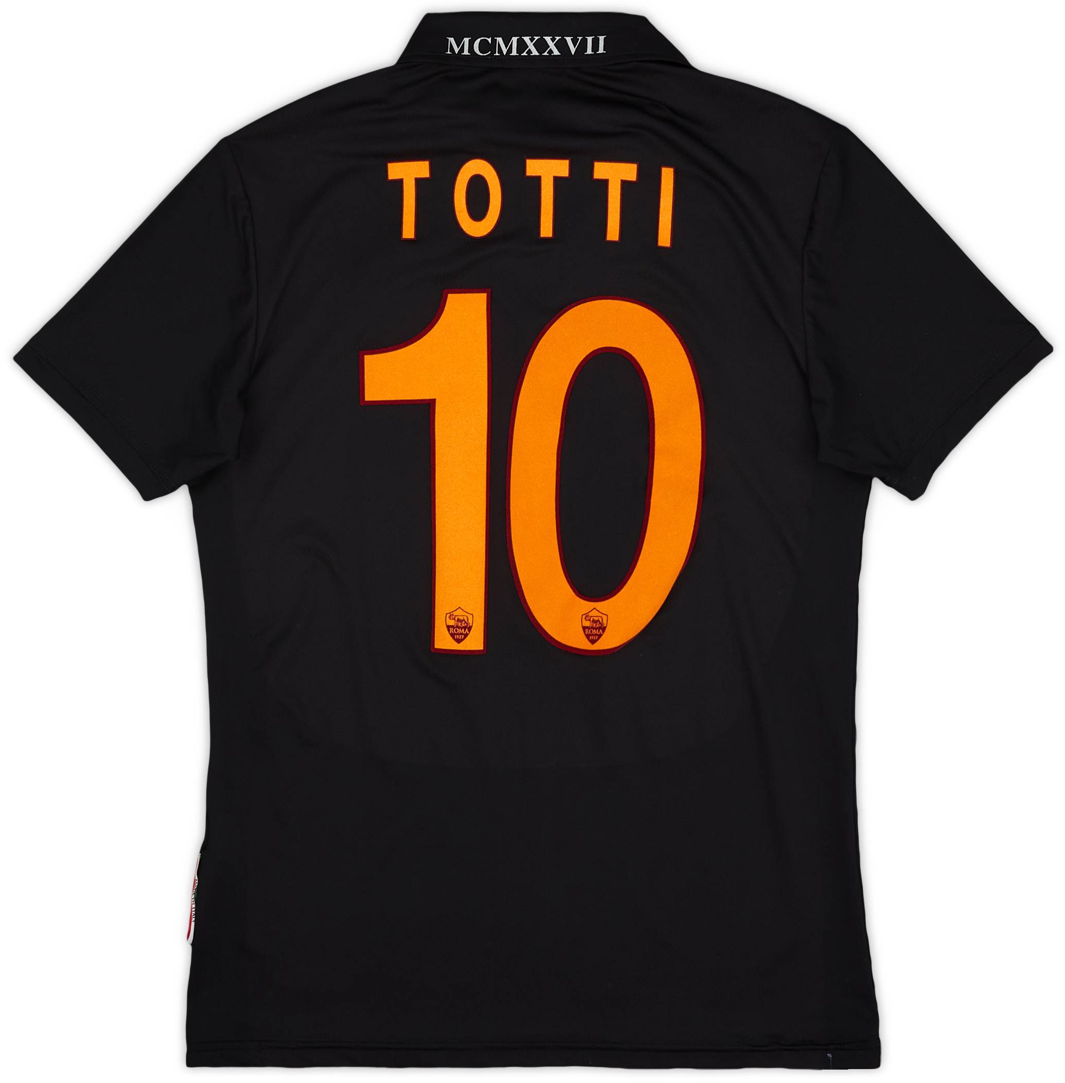 2013-14 Roma Third Shirt Totti #10 - 8/10 - (S)