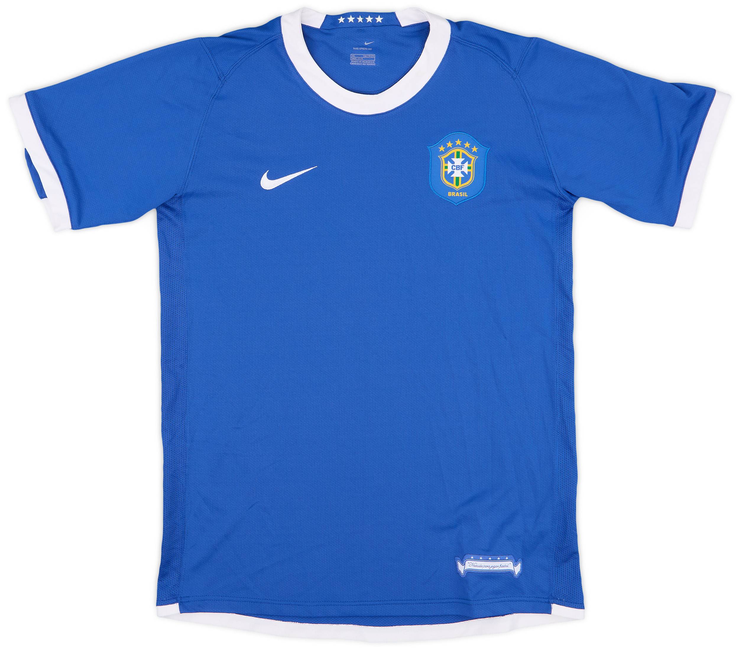 2006-07 Brazil Away Shirt - 7/10 - (XL.Boys)