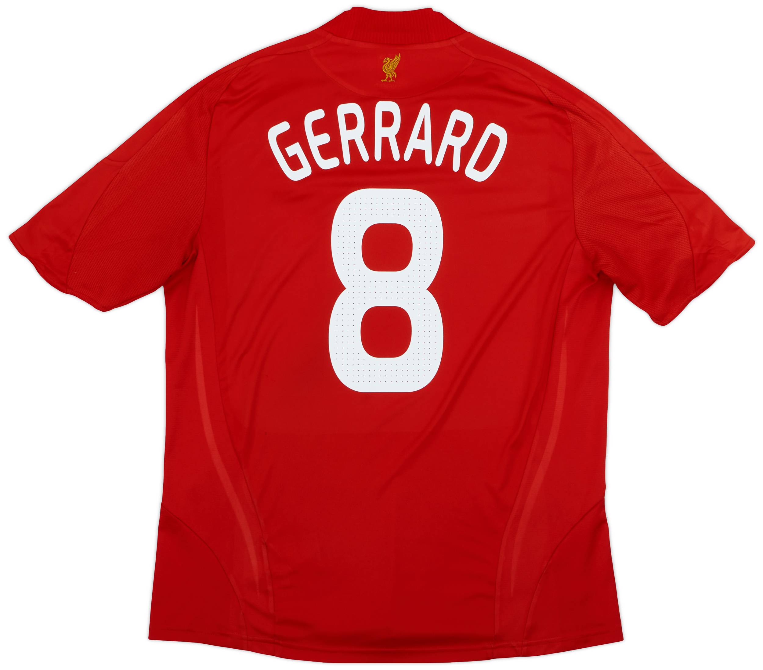 2008-10 Liverpool Home Shirt Gerrard #8 - 5/10 - (L)