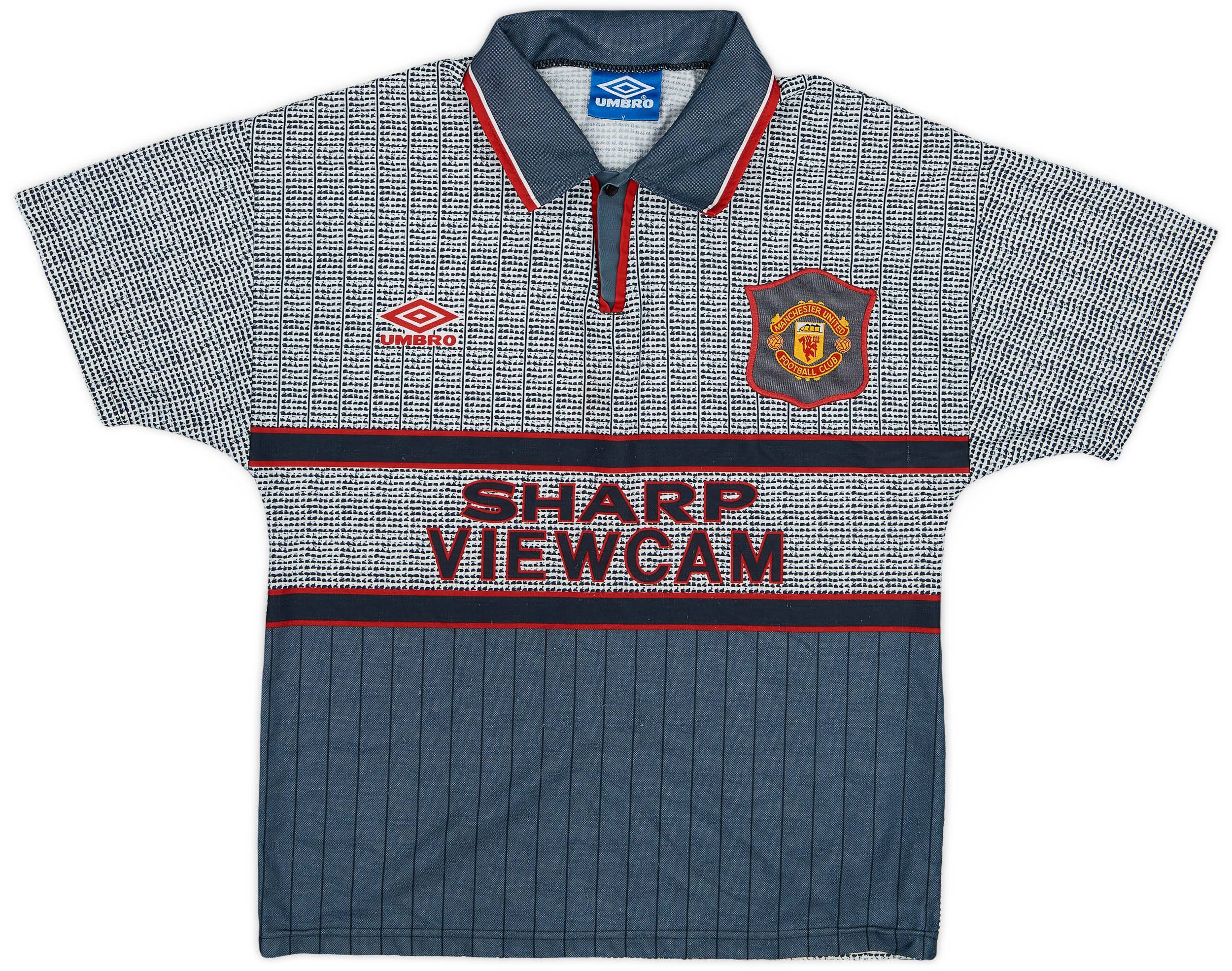 1995-96 Manchester United Away Shirt - 9/10 - (Y)