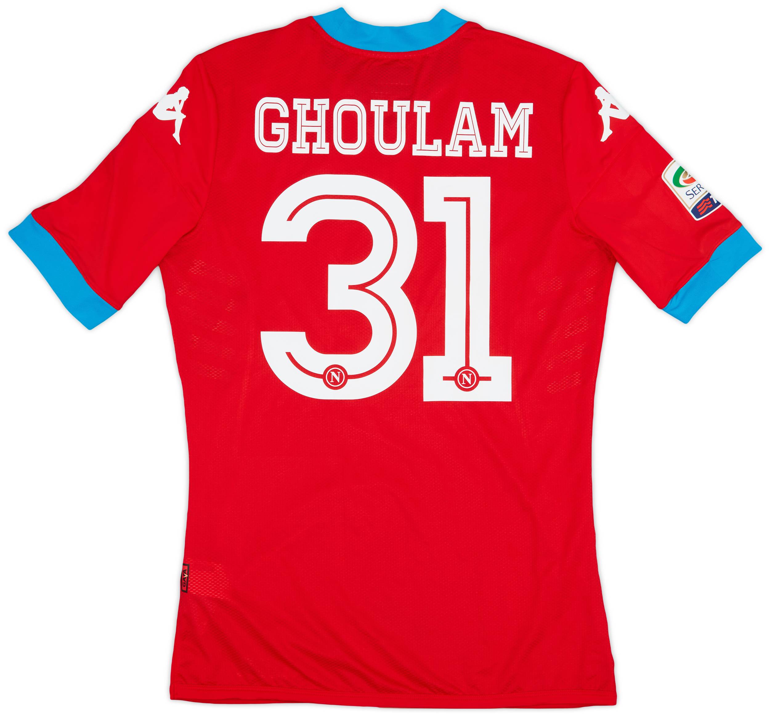 2015-16 Napoli Authentic Third Shirt Ghoulam #31 - 7/10 - (L)