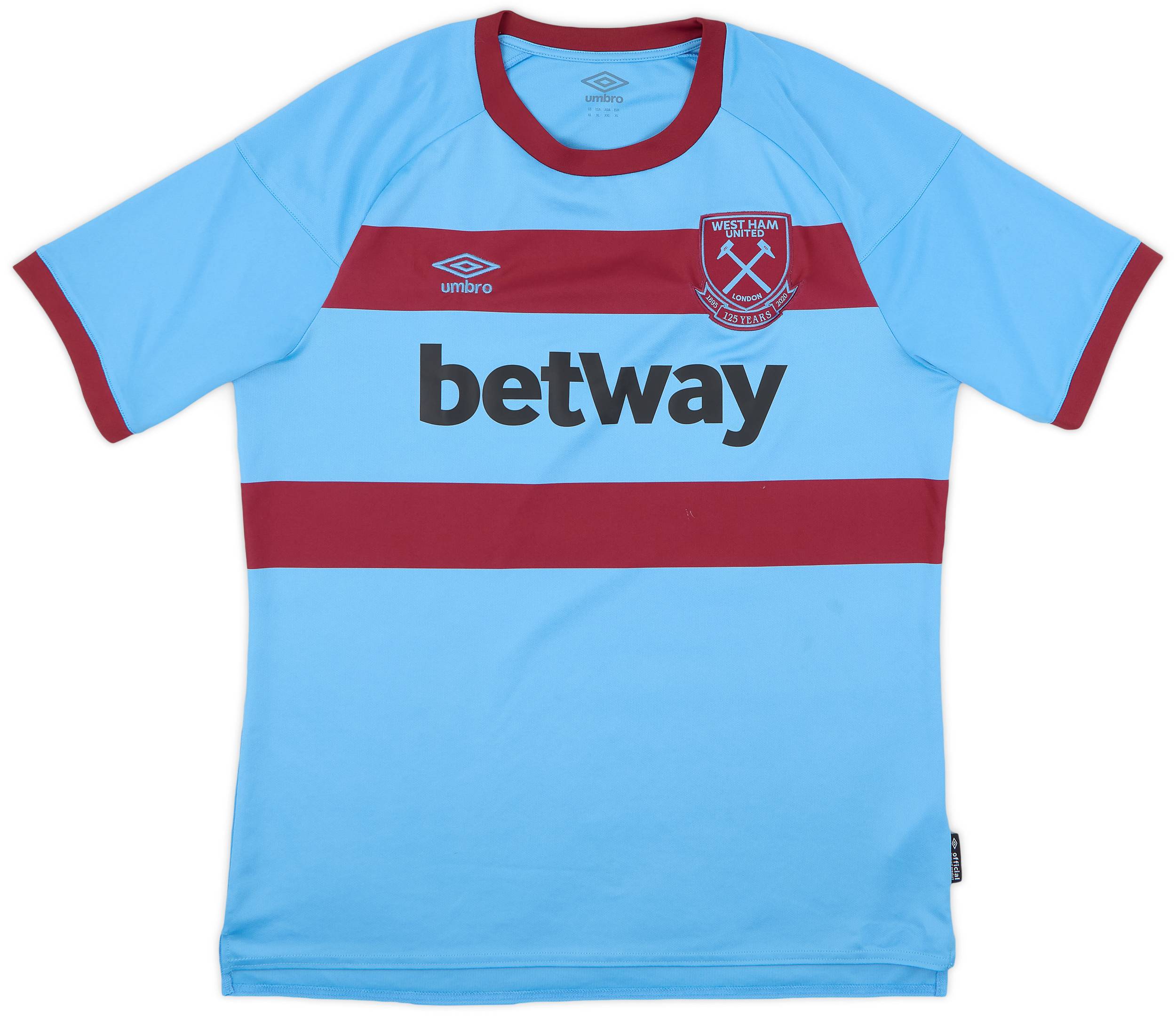 2020-21 West Ham Away Shirt - 7/10 - (XL)