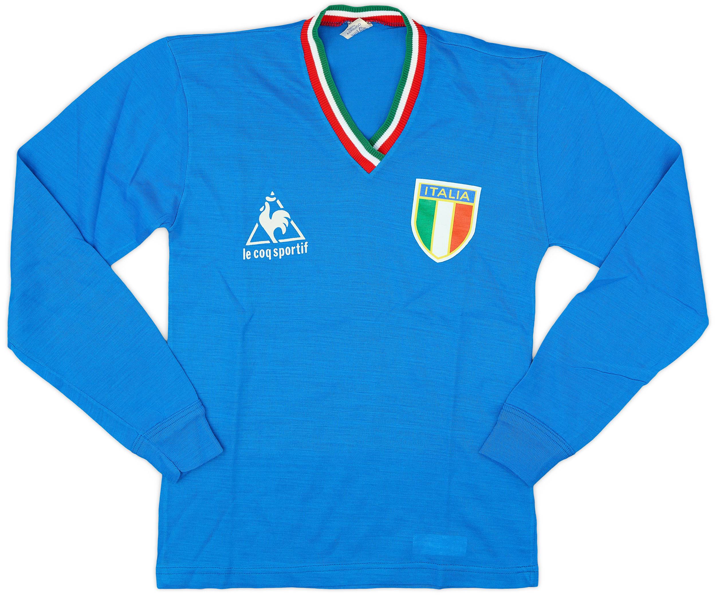 1982 Italy Home L/S Shirt #20 - 9/10 - (M.Boys)