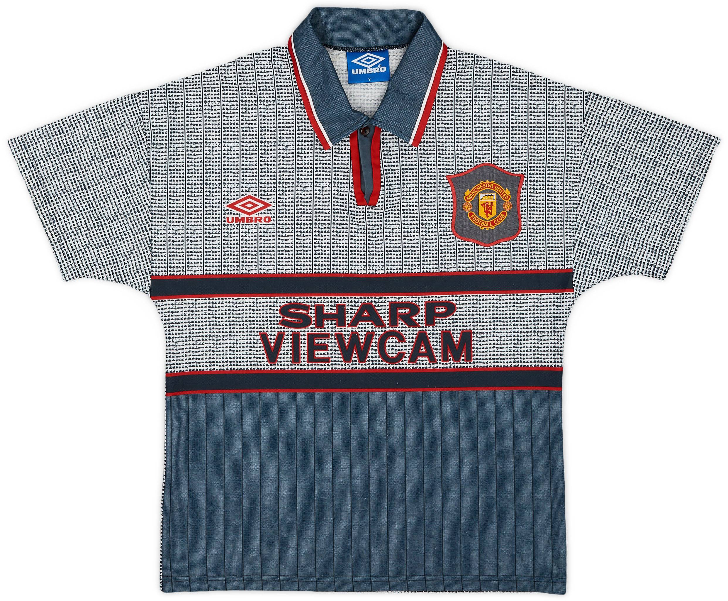 1995-96 Manchester United Away Shirt - 9/10 - (Y)