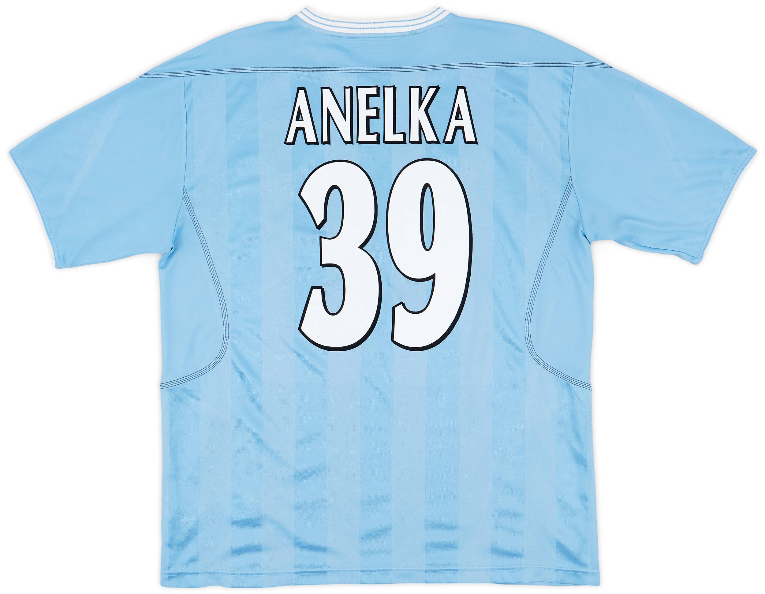 2003-04 Manchester City Home Shirt Anelka #39 - 7/10 - (L)