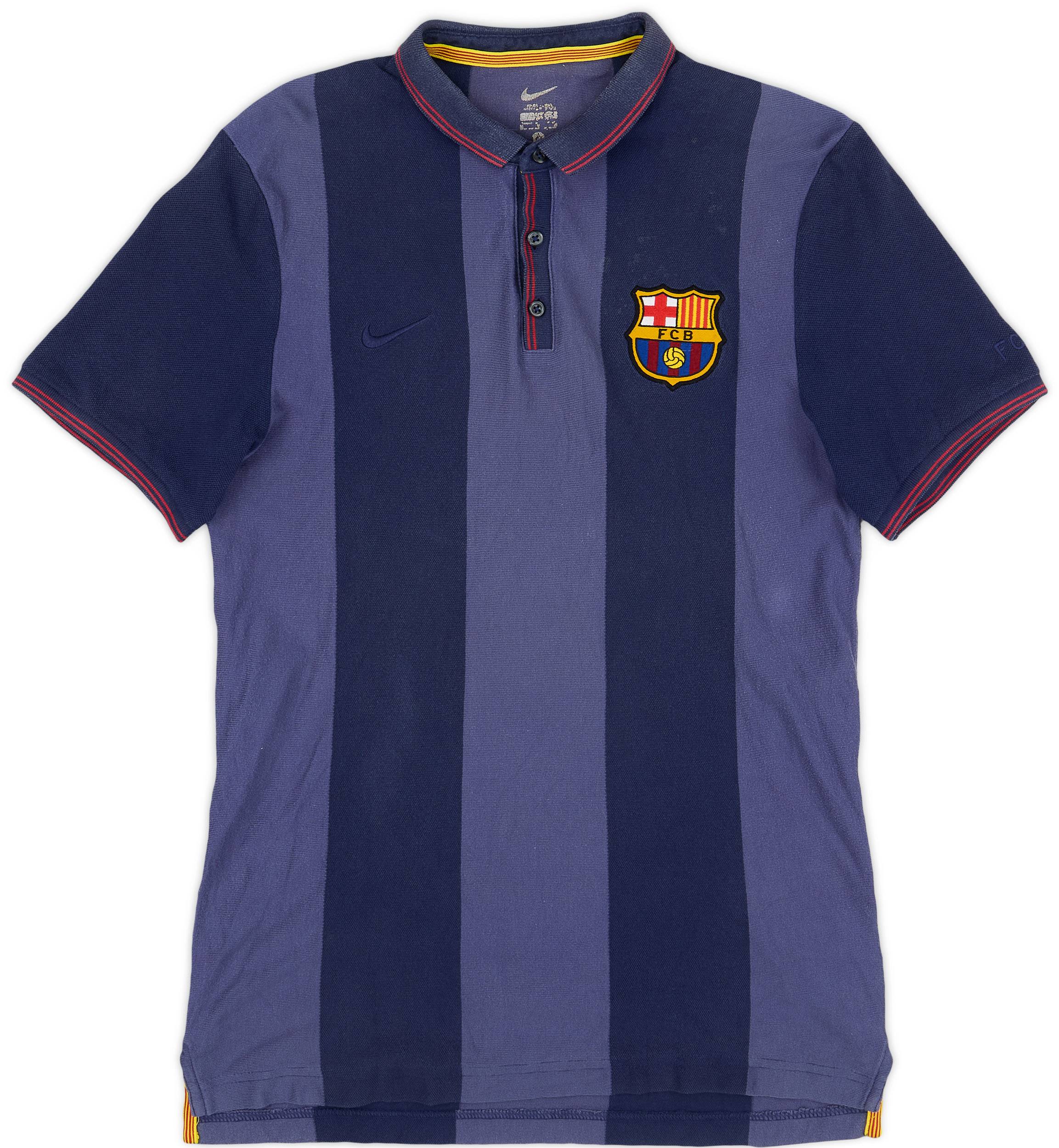 2013-14 Barcelona Nike Polo Shirt - 6/10 - (M)