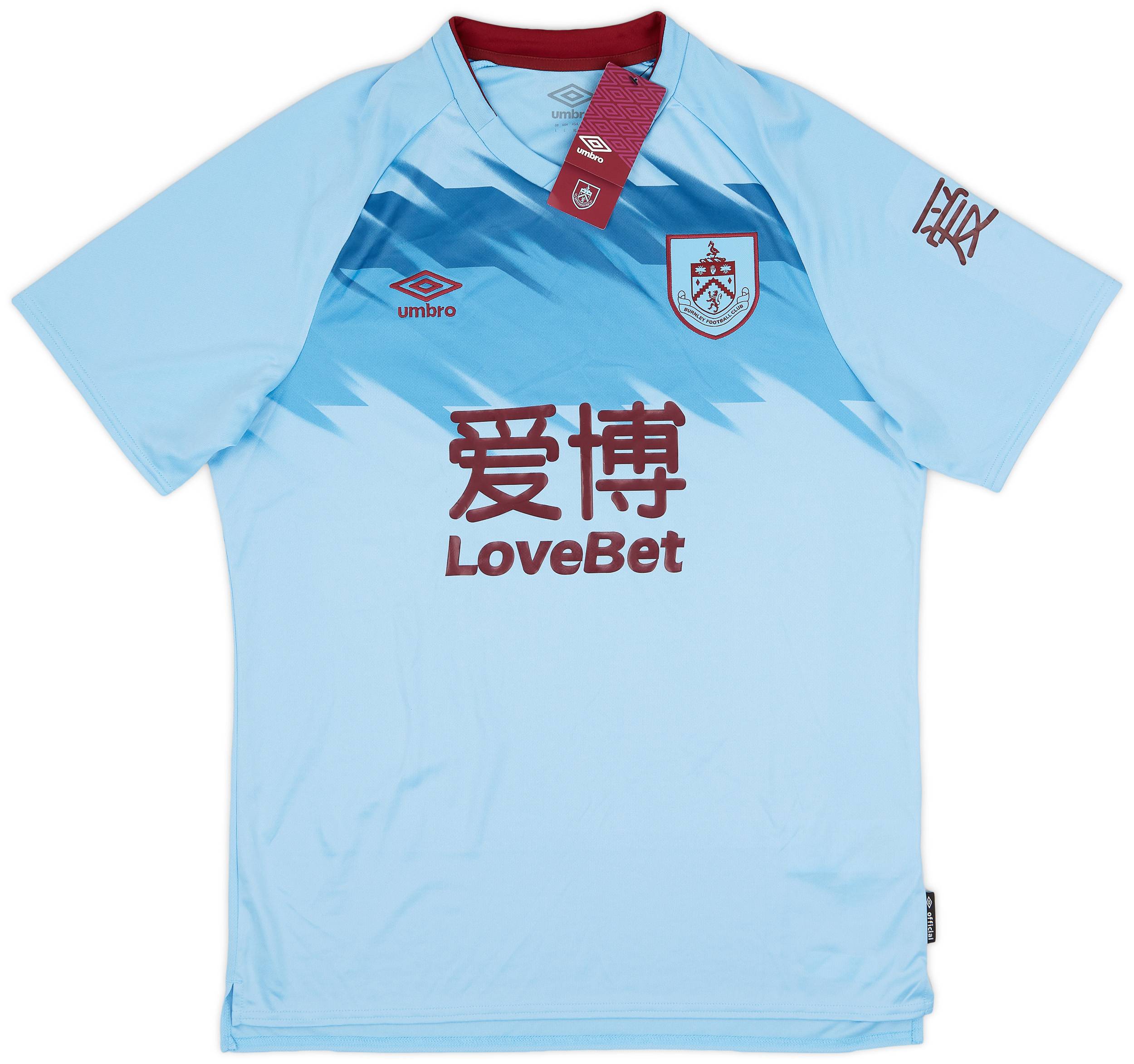 2019 20 Burnley Away Shirt L