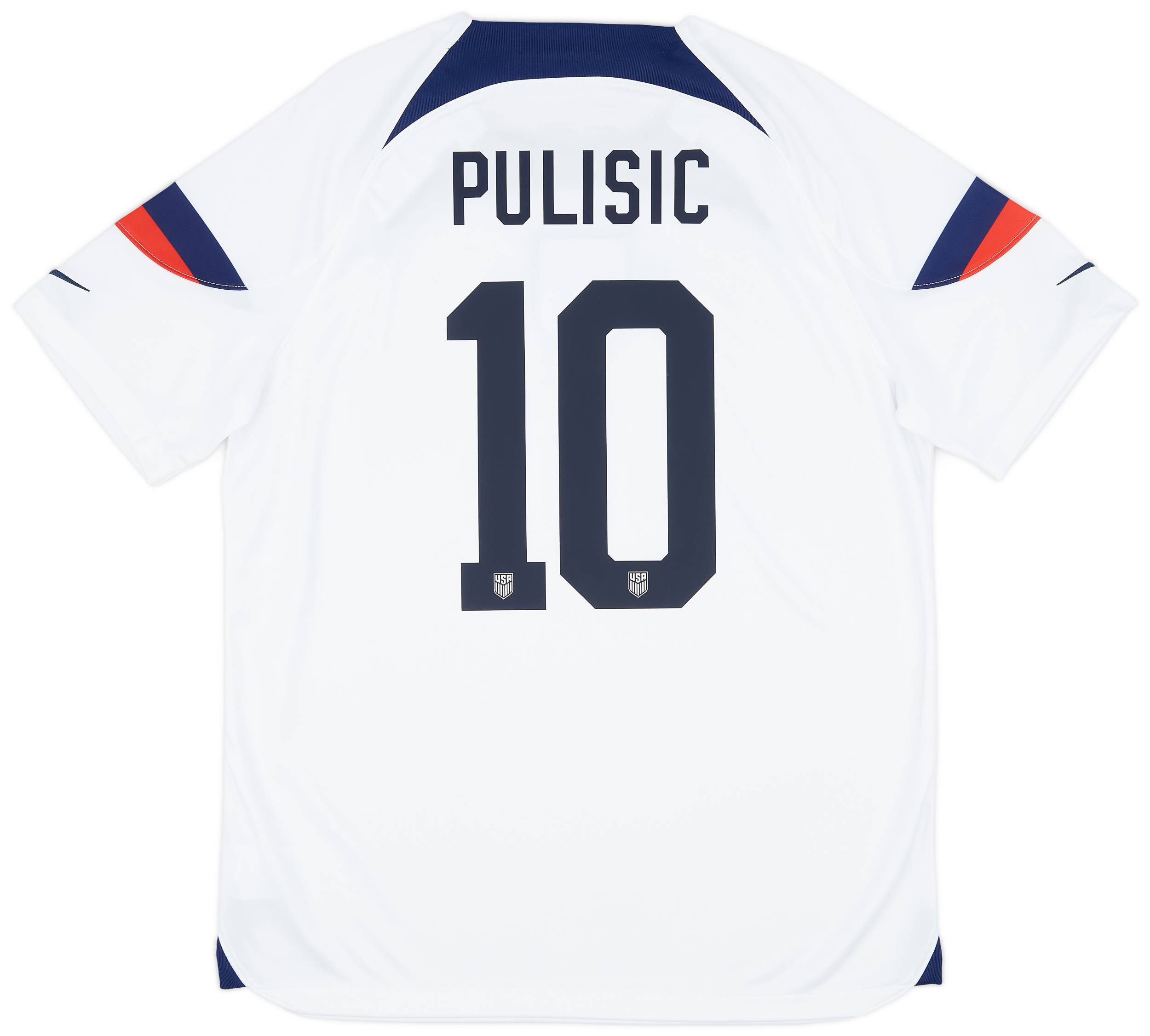 アメリカ代表 2022 #10 プリシッチ 長袖 ユニフォーム Nike USA Pulisic #10 World Cup 2022 Soccer Jersey (Away 22