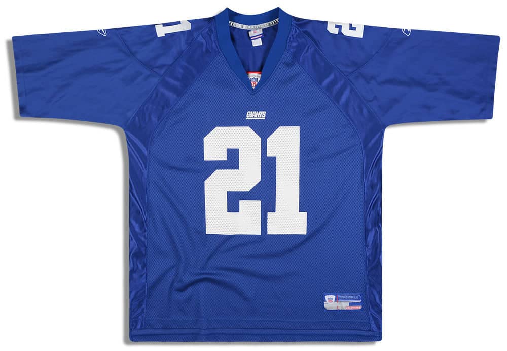 2002-04 New York Giants Barber #21 Reebok On Field Jersey (Home) L