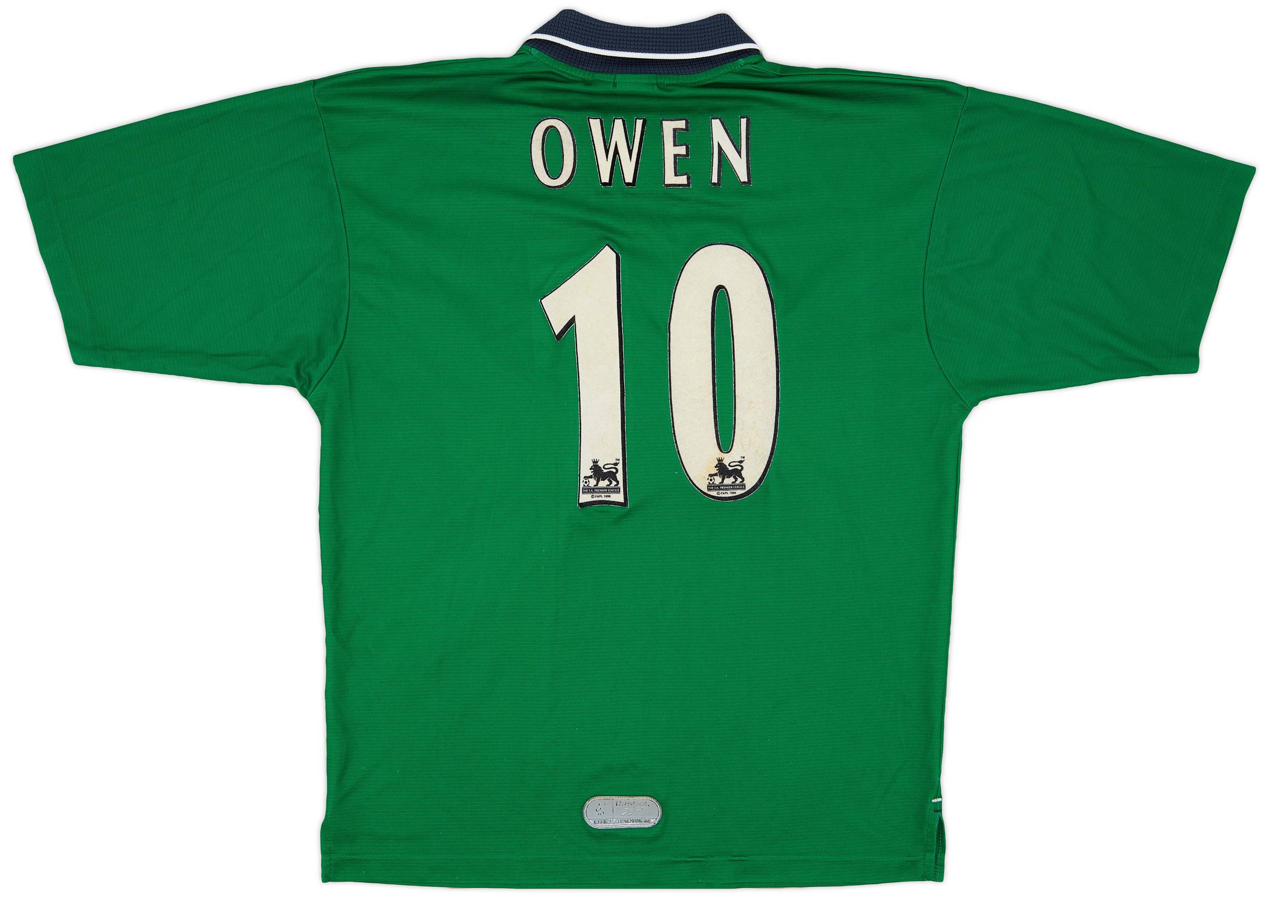 1999-00 Liverpool Away Shirt Owen #10 5/10 (M)