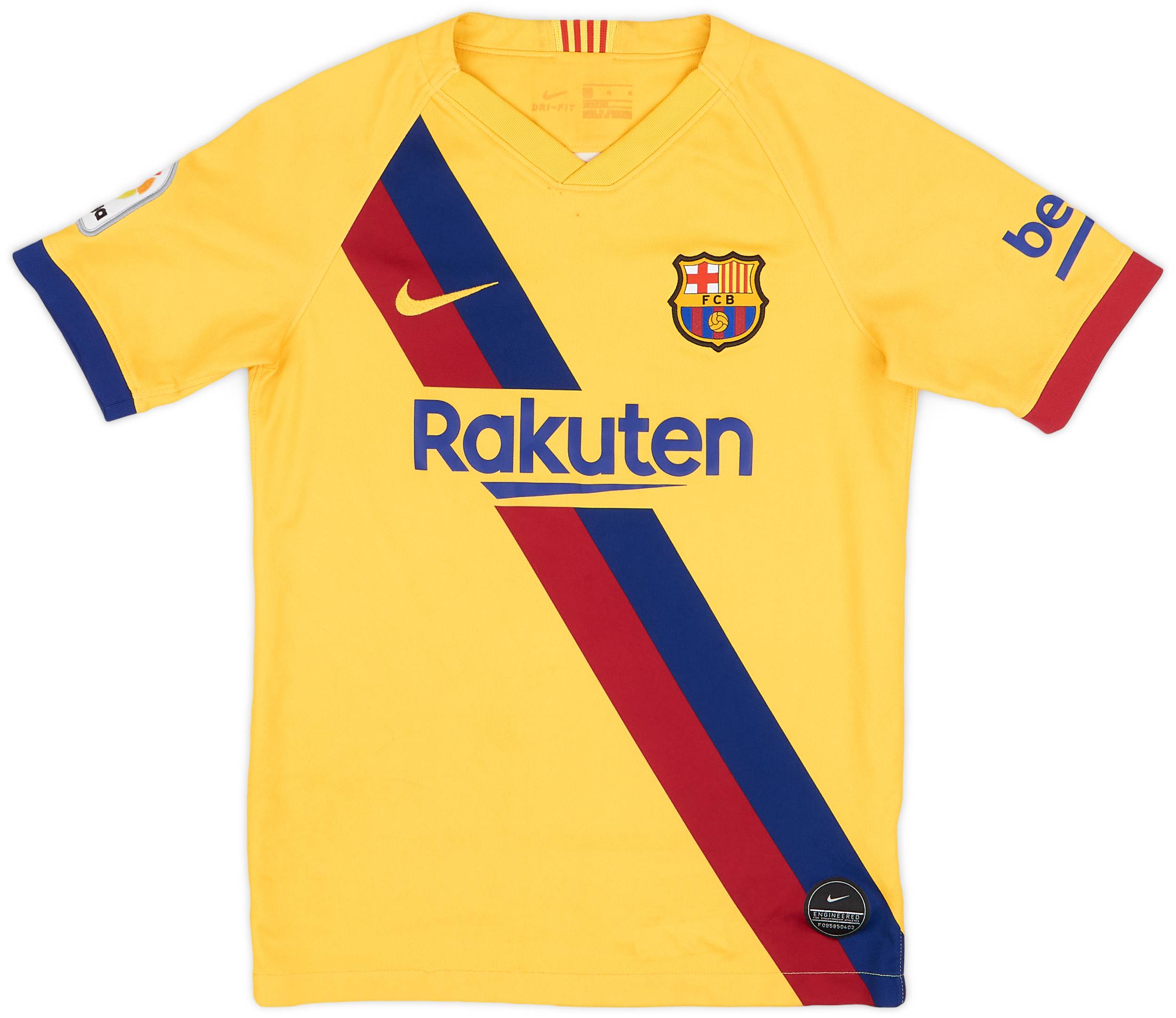 2019-20 Barcelona Away Shirt - 6/10 - (M.Boys)