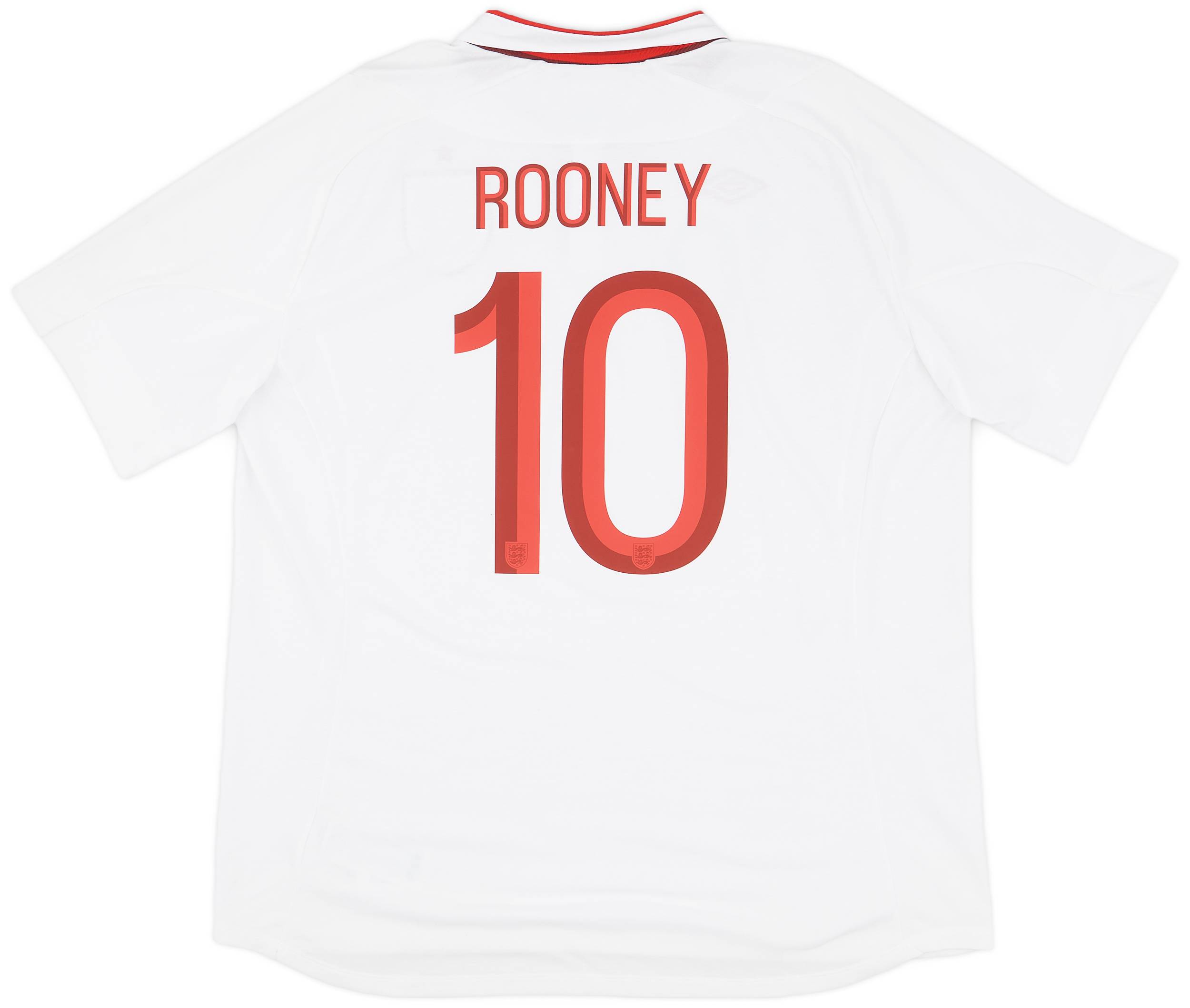 2012-13 England Home Shirt Rooney #10 (XXL)