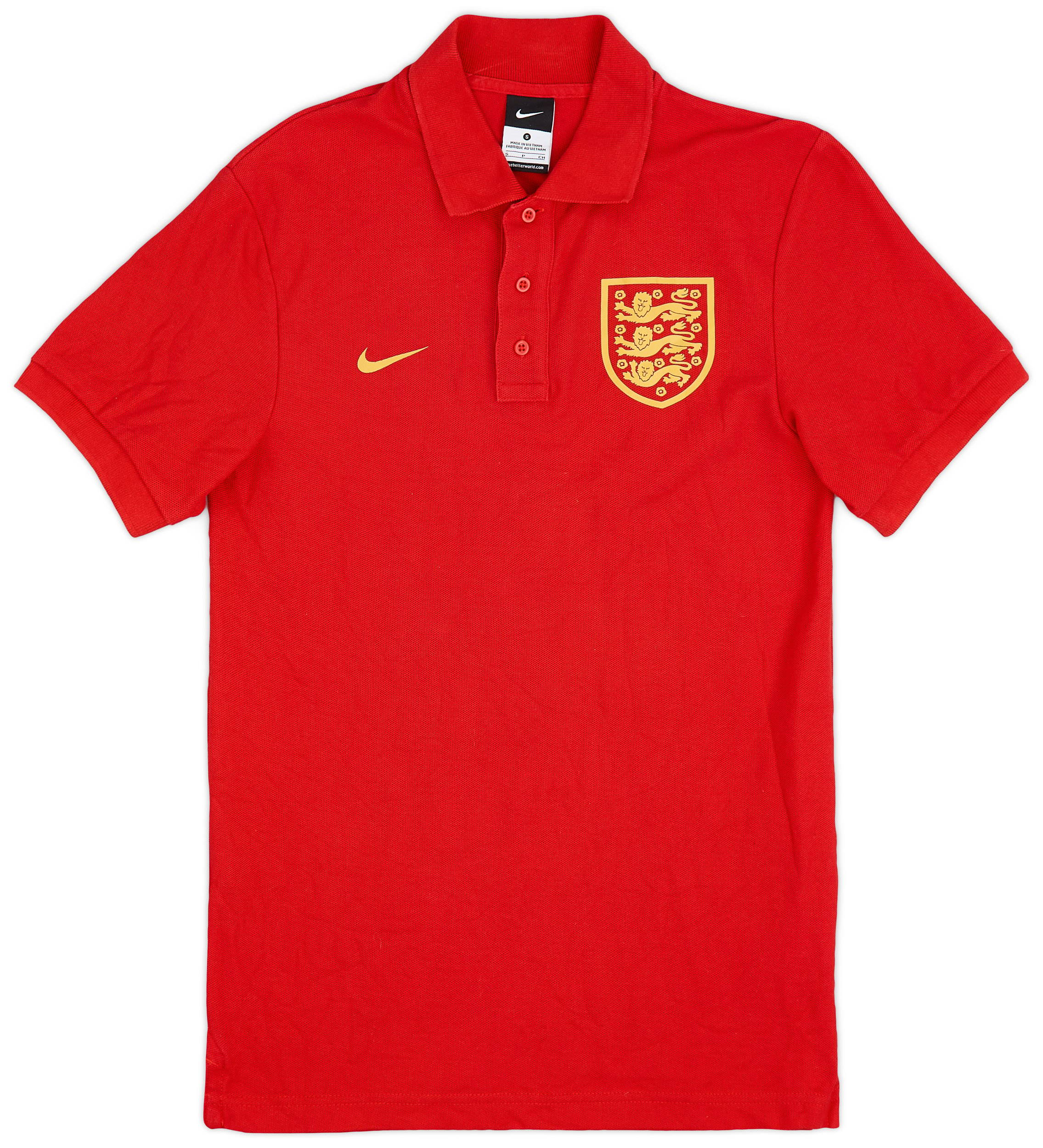 2014-15 England Nike Polo Shirt - 9/10 - (S)
