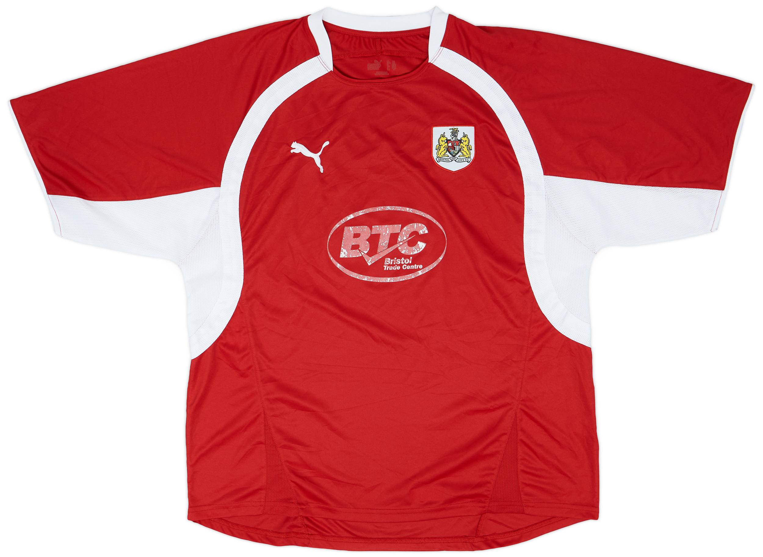2007-08 Bristol City Home Shirt - 4/10 - (XL)