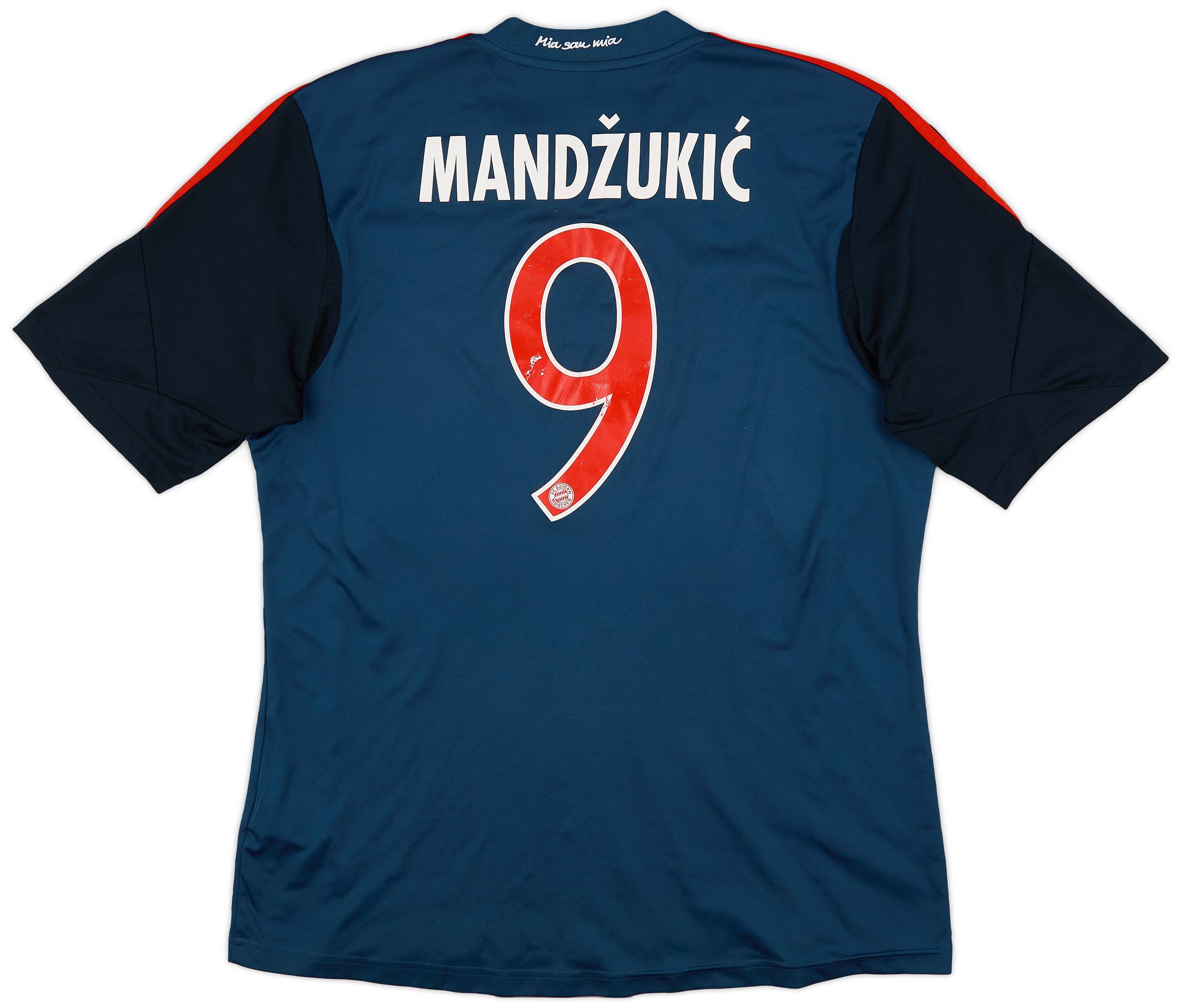 2013-14 Bayern Munich Third Shirt Mandzukic #9 - 7/10 - (L)