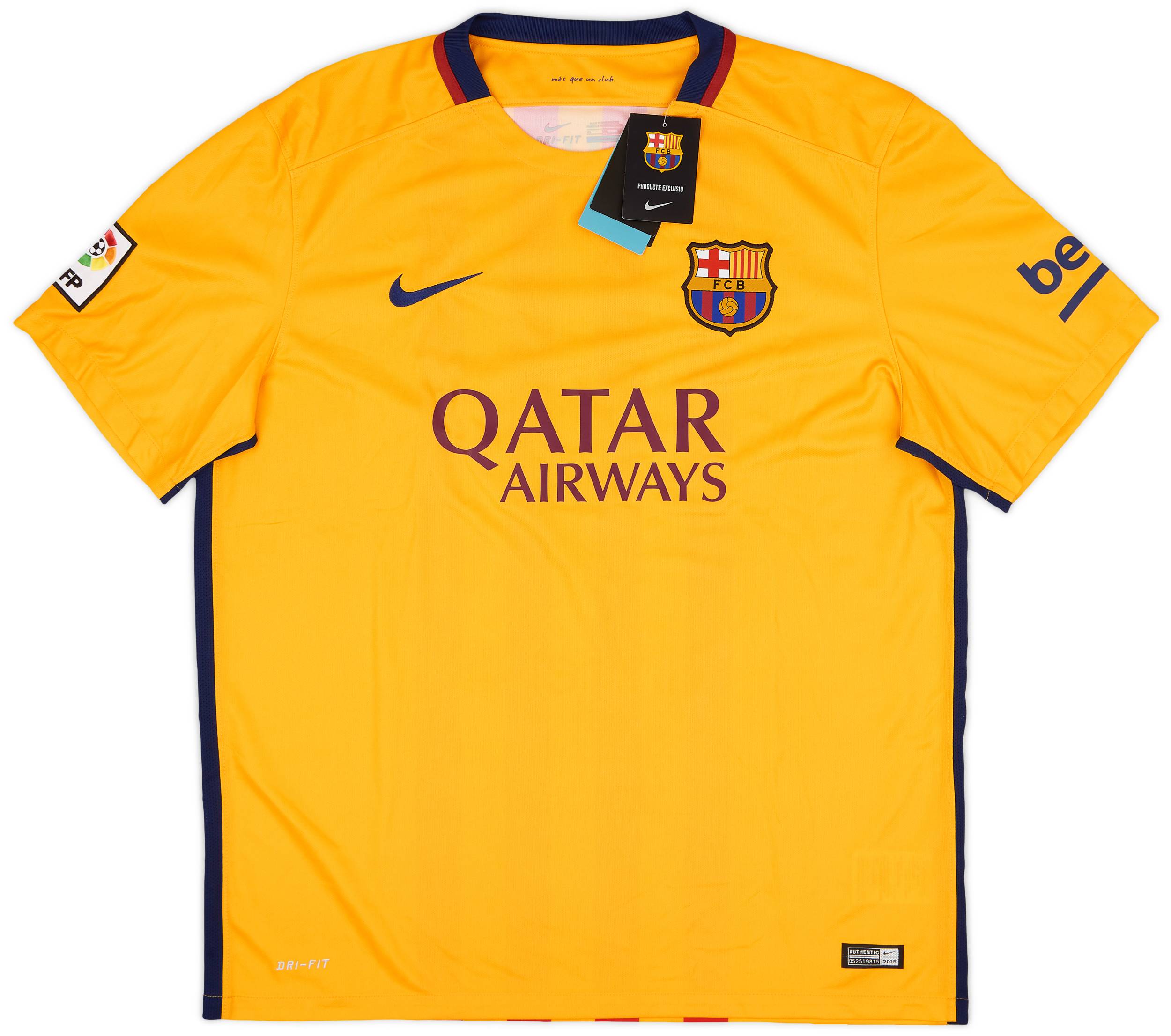 2015-16 Barcelona Away Shirt Suarez #9 (XL)