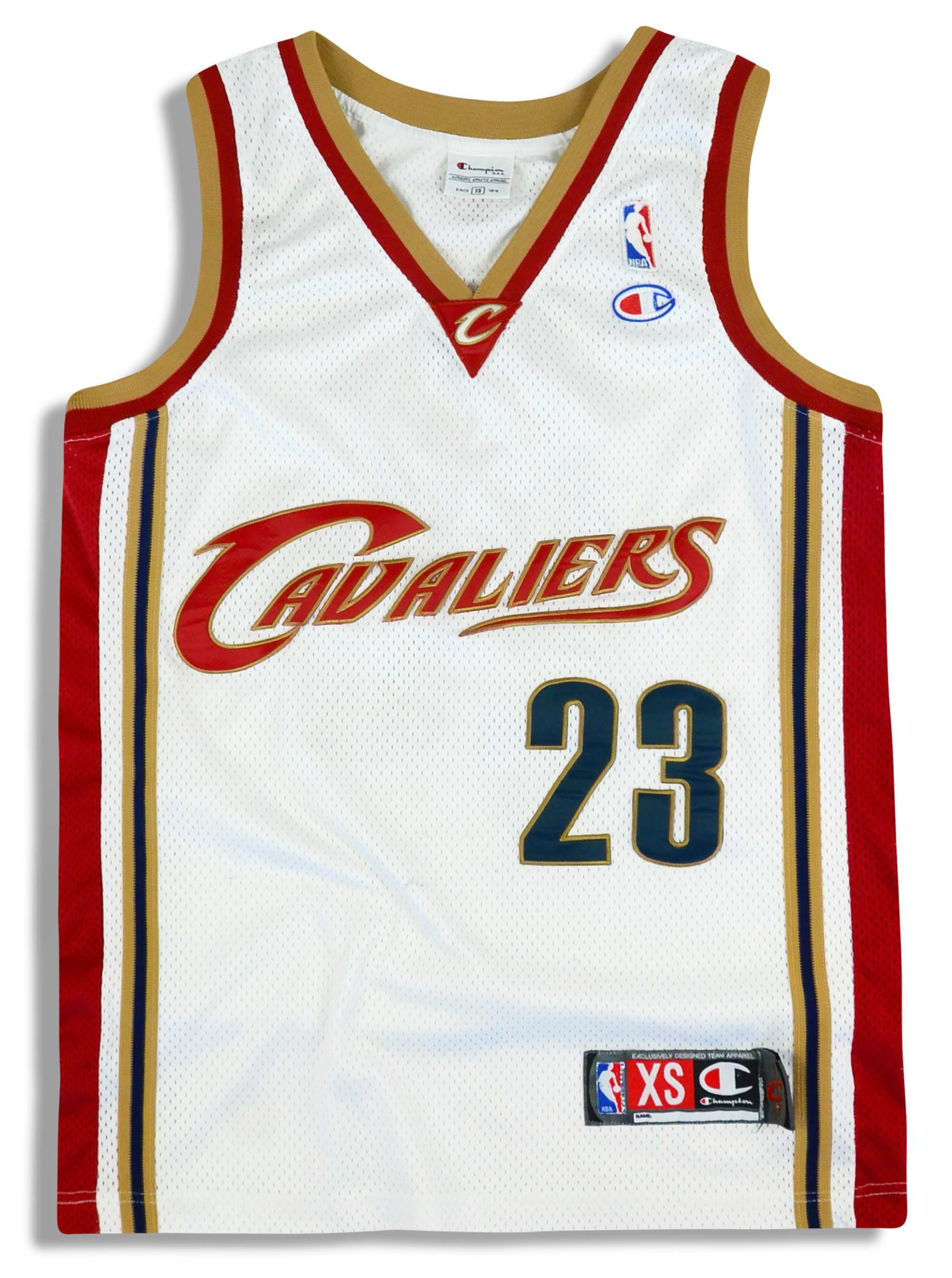 2003-10 Authentic Cleveland Cavaliers James #23 Champion Jersey (Home) XS