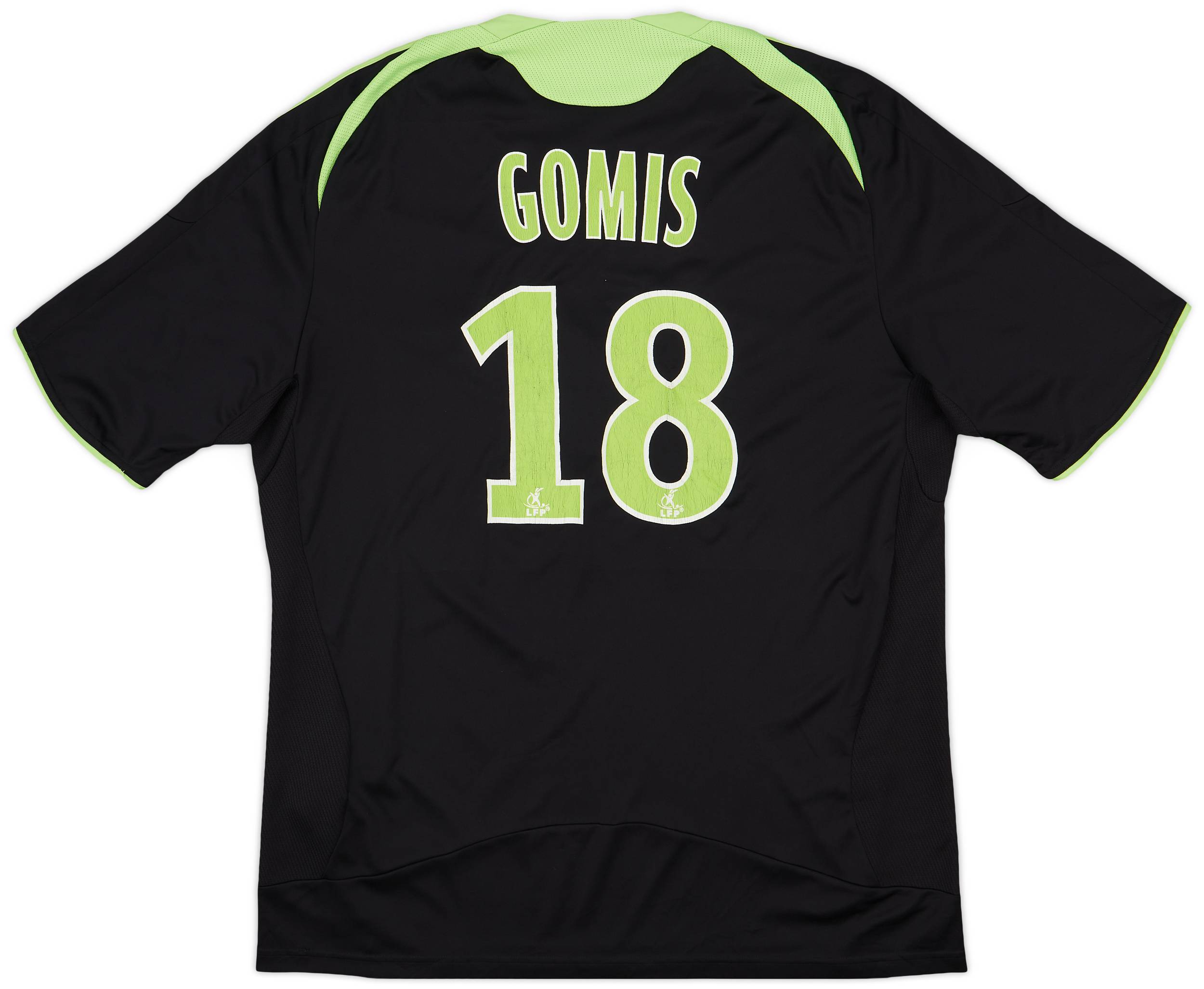2008-09 Saint Etienne Away Shirt Gomis #18 - 7/10 - (XL)