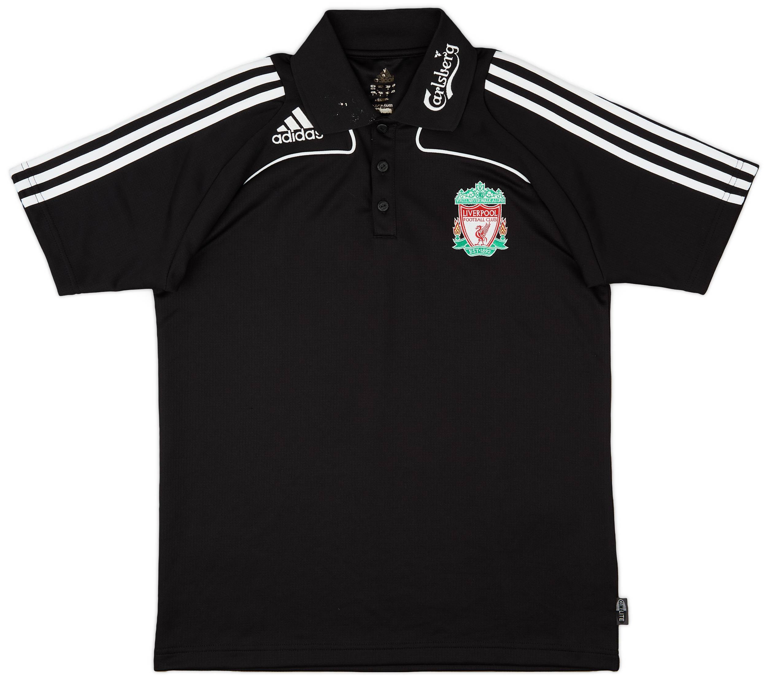 2008-09 Liverpool adidas Polo Shirt - 7/10 - (M)