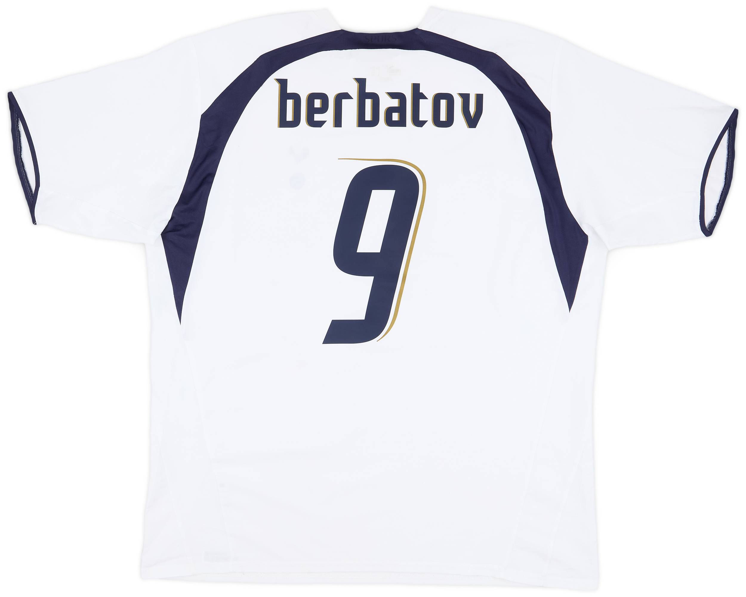 2006-07 Tottenham Home Shirt Berbatov #9 - 7/10 - (XXL)