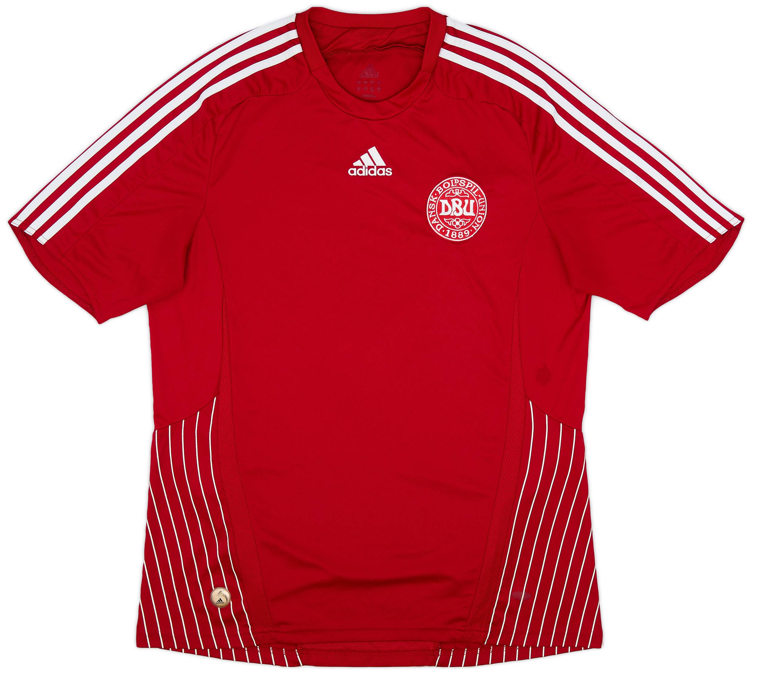 2007-10 Denmark Home Shirt - 8/10 - (L)