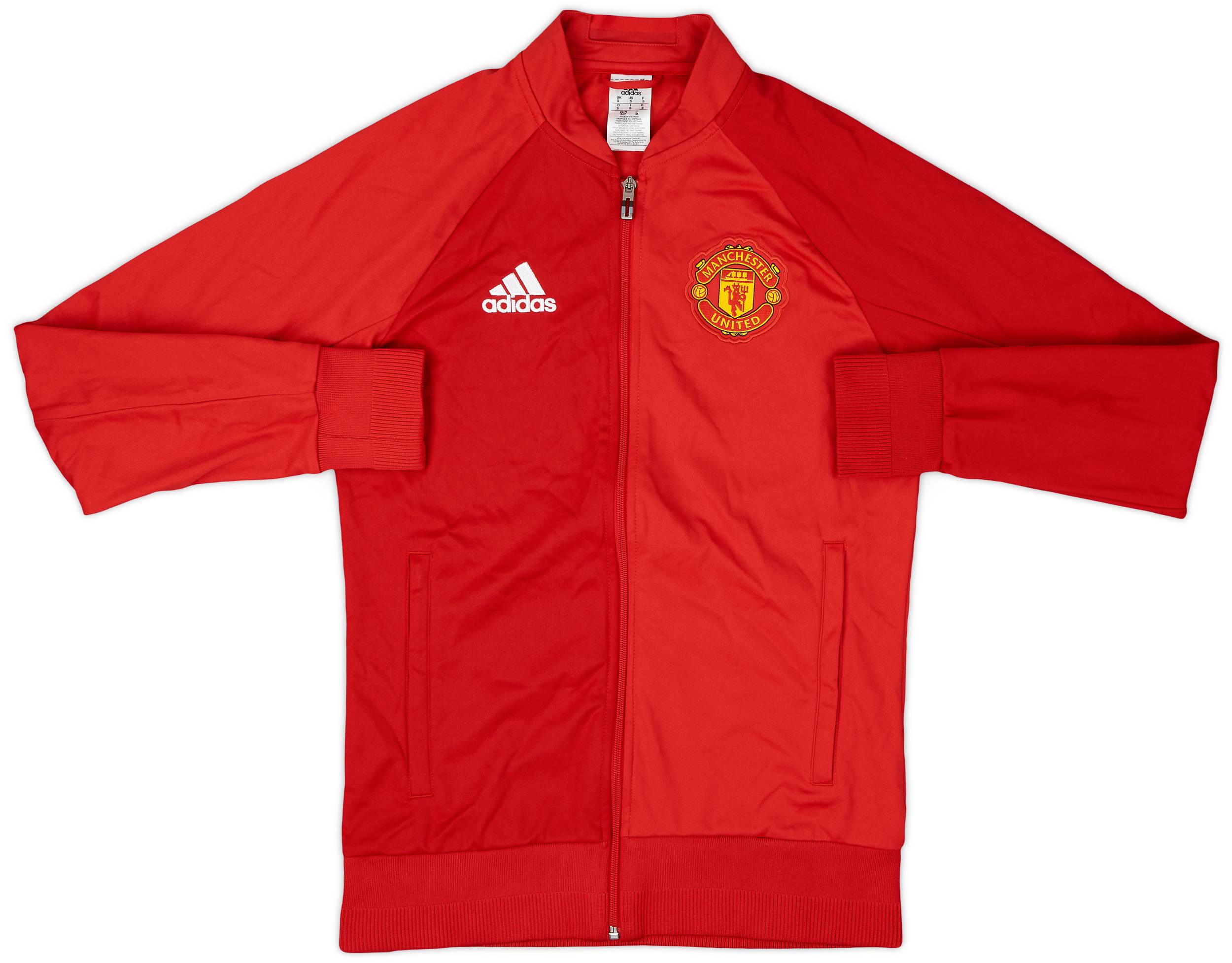 2016-17 Manchester United adidas Track Jacket - 8/10 - (S)