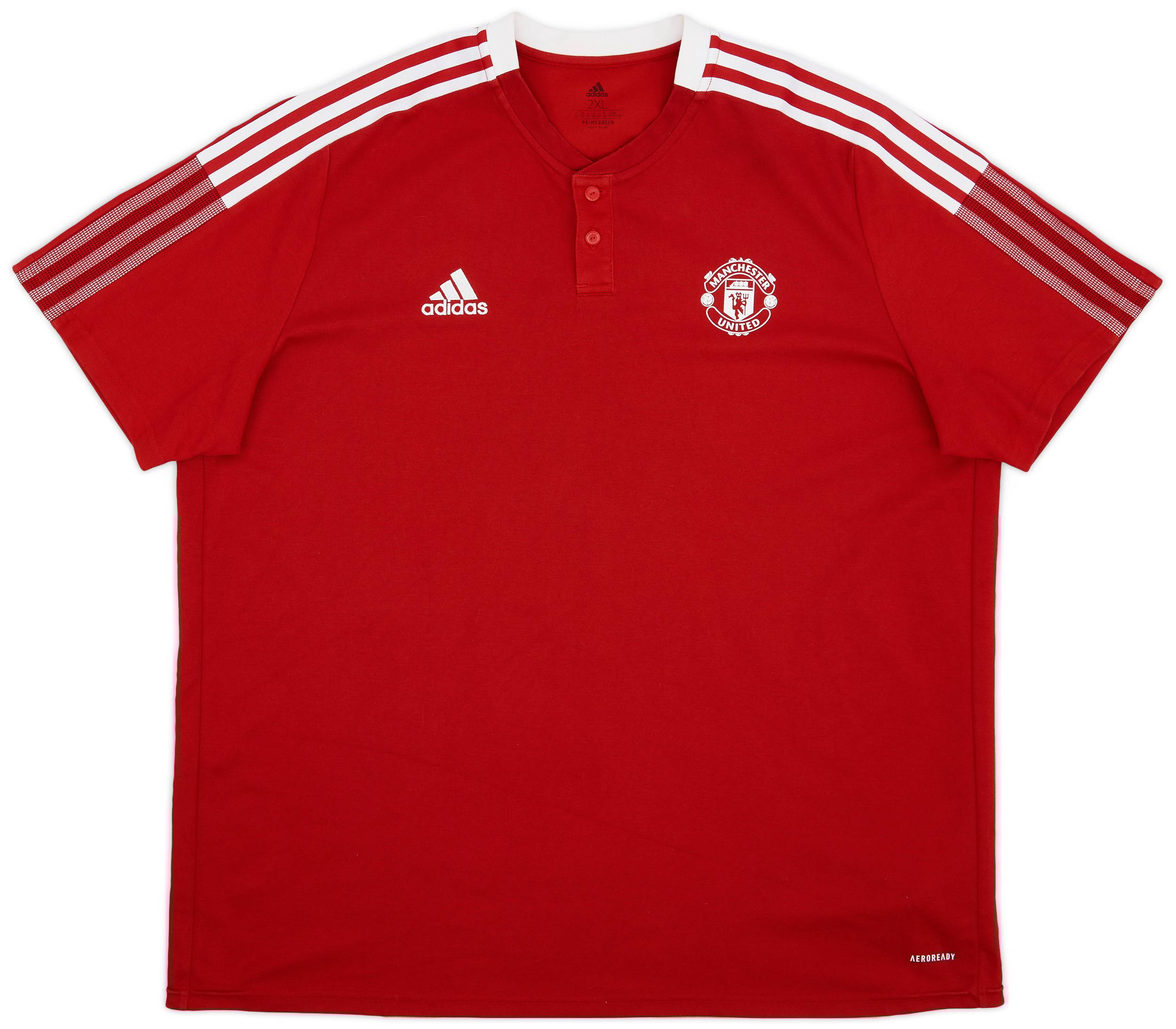 ウェア Manchester United Official Polo Shirt L 2021-22 Manchester United adidas Polo Shirt - 8/10 - (XXL)