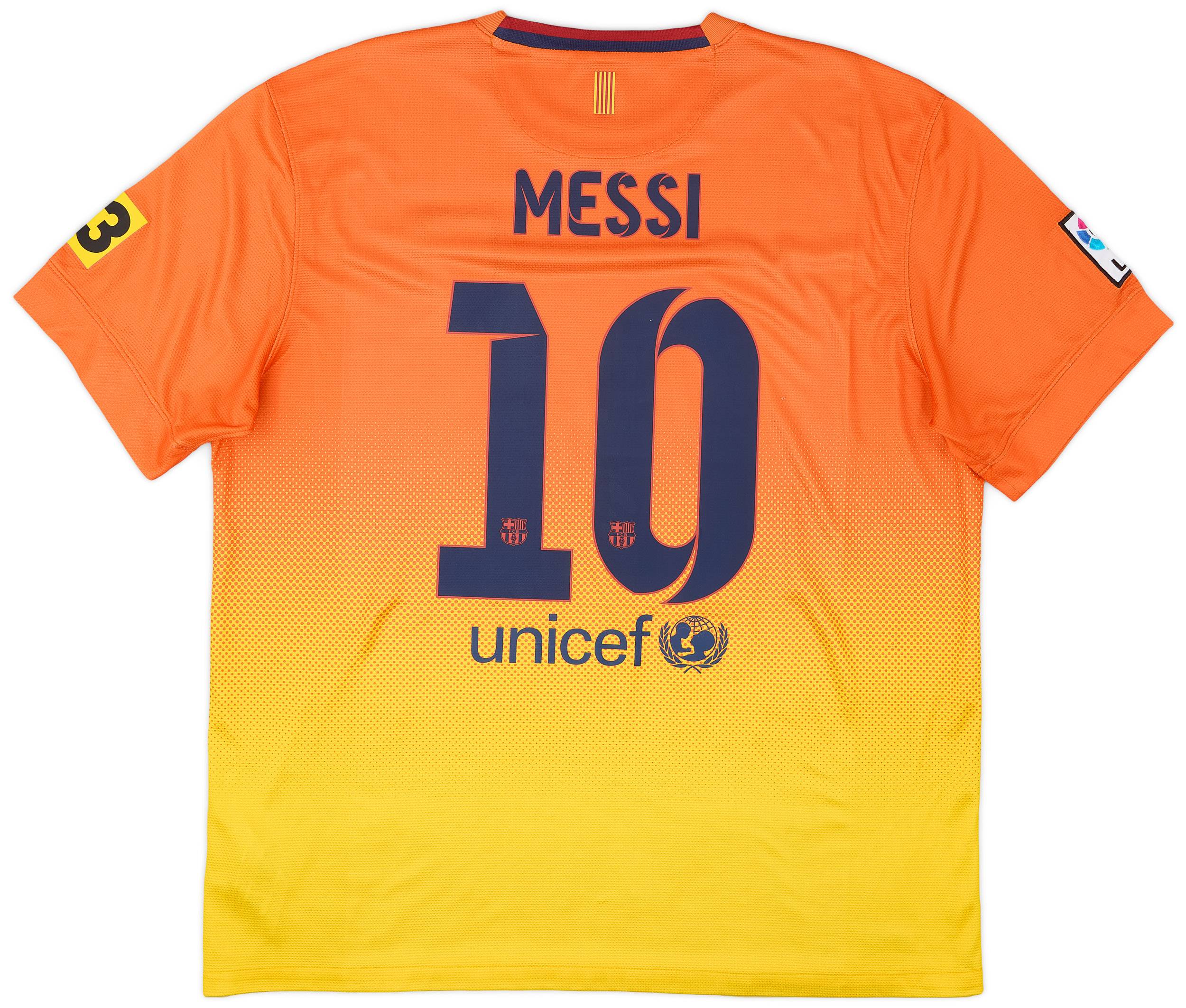 2012-13 Barcelona Away Shirt Messi #10 - 8/10 - (XL)