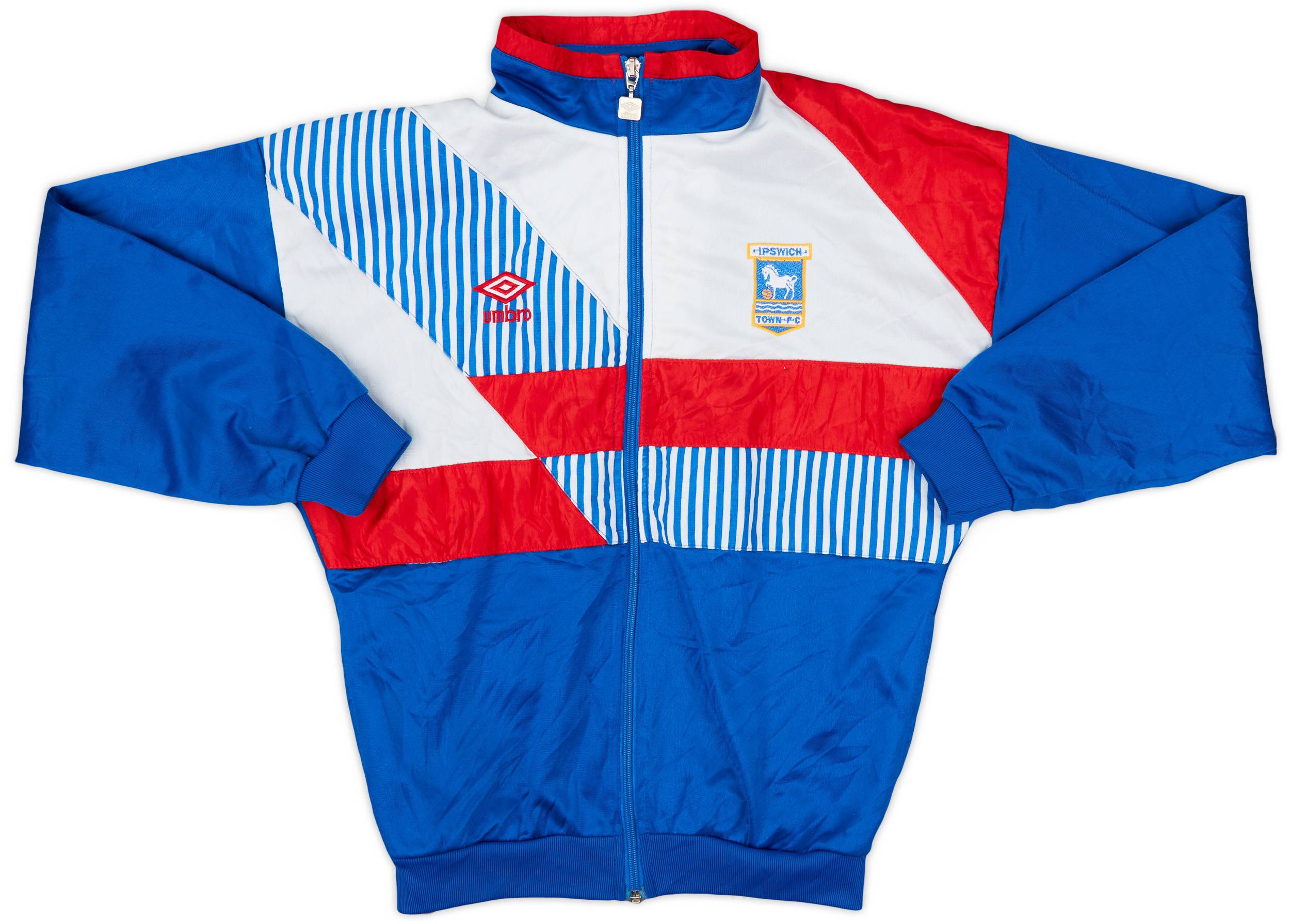 1992-93 Ipswich Umbro Track Jacket - 9/10 - (M.Boys)