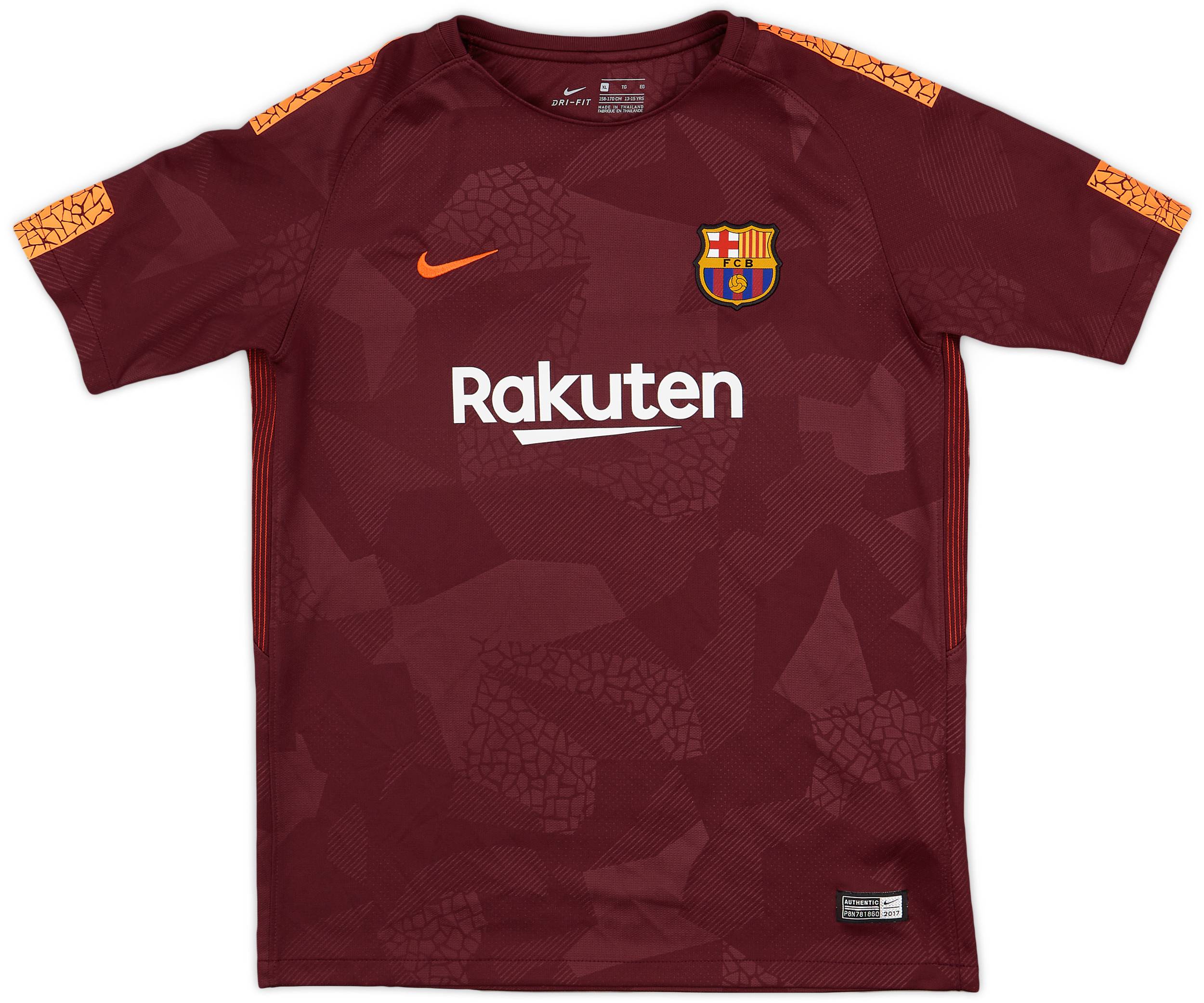 2017-18 Barcelona Third Shirt - 9/10 - (XL.Boys)