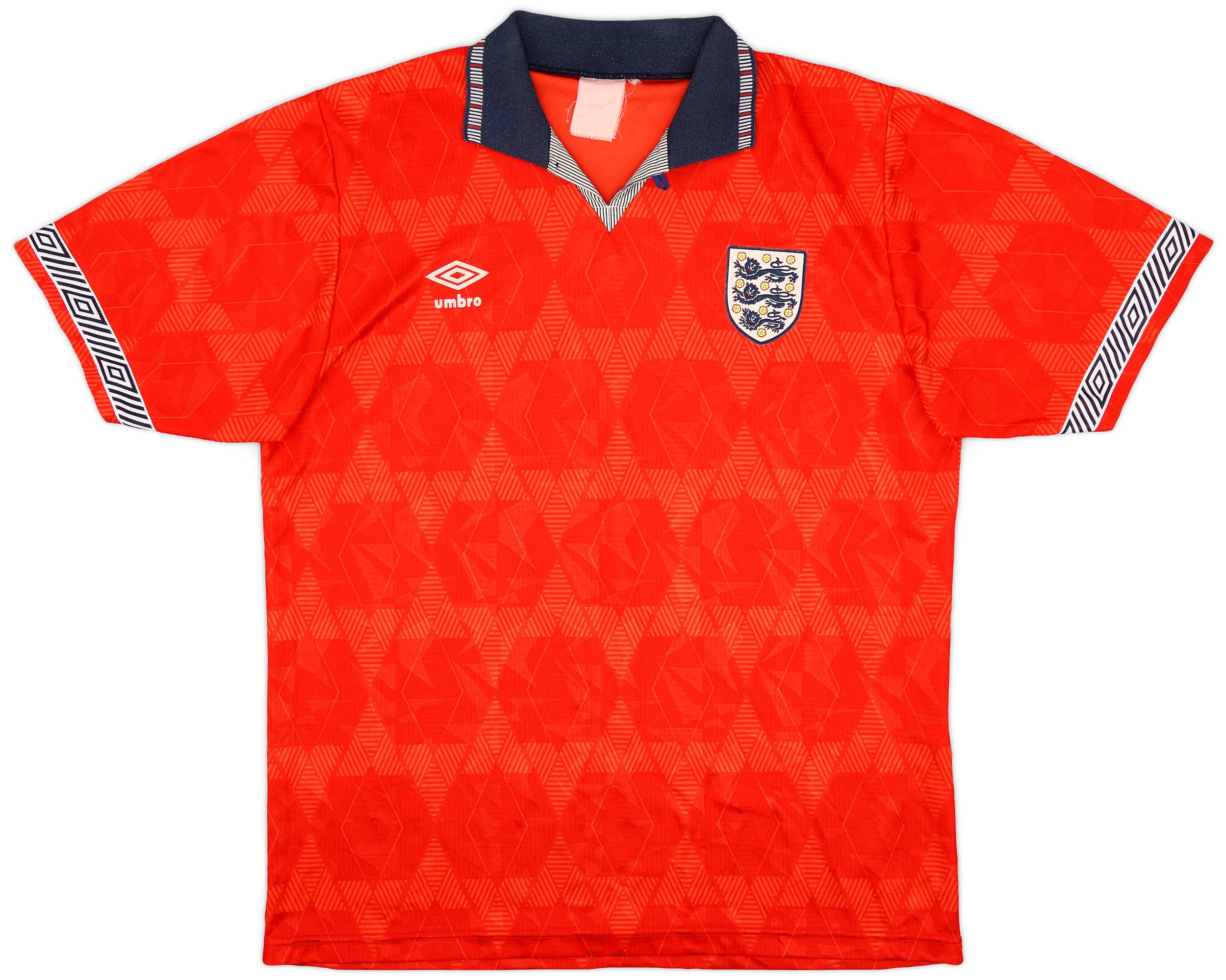 1990-93 England Away Shirt - 8/10 - (XL)