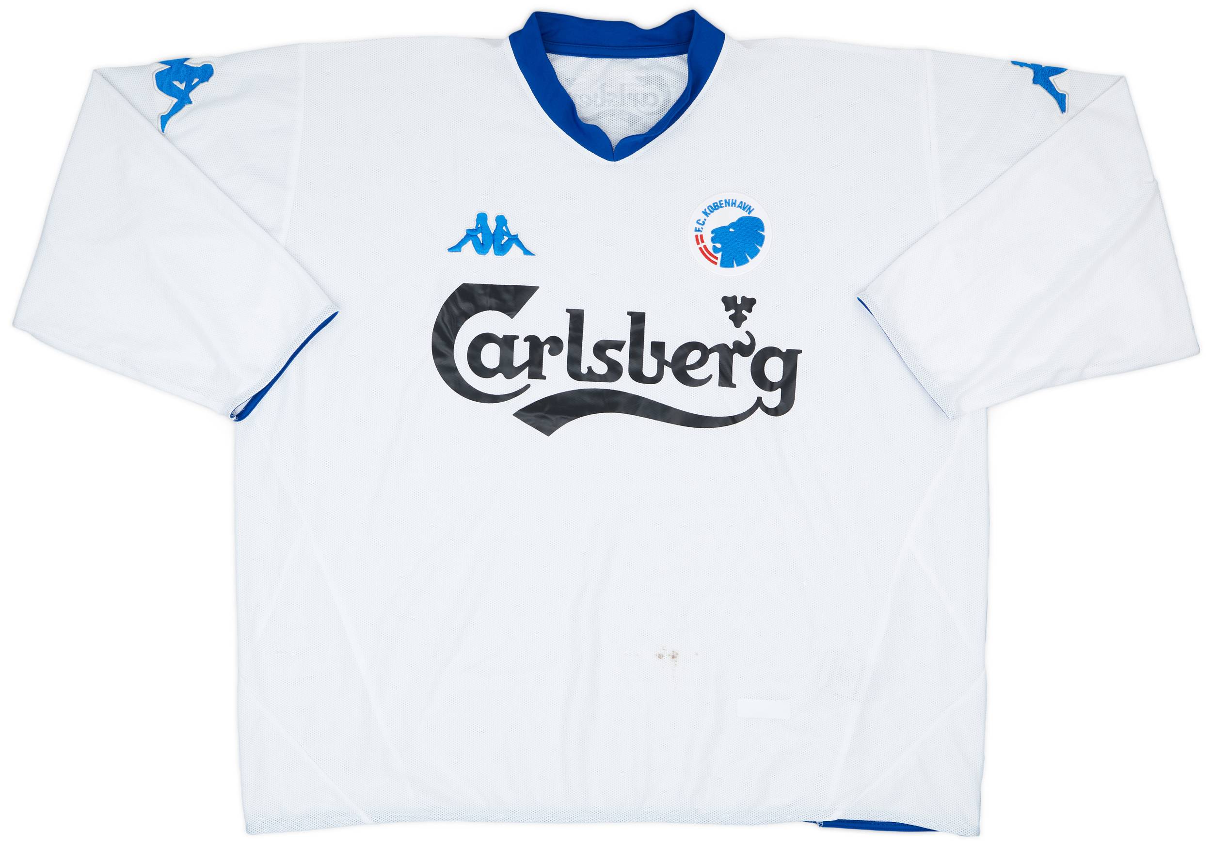 2007-08 FC Copenhagen Home L/S Shirt - 6/10 - (XXL)