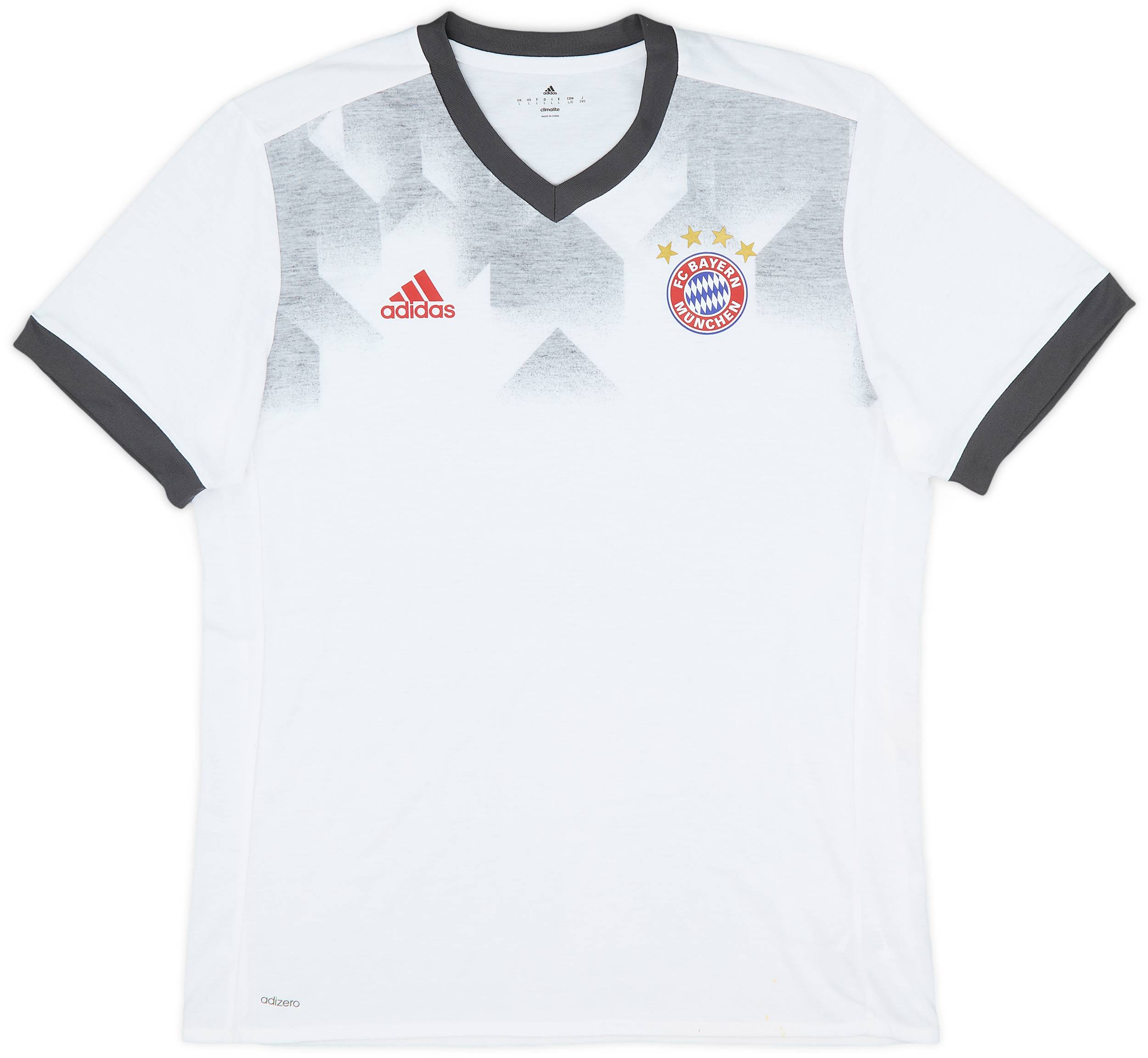 2016-17 Bayern Munich adidas Cotton Tee - 8/10 - (L)