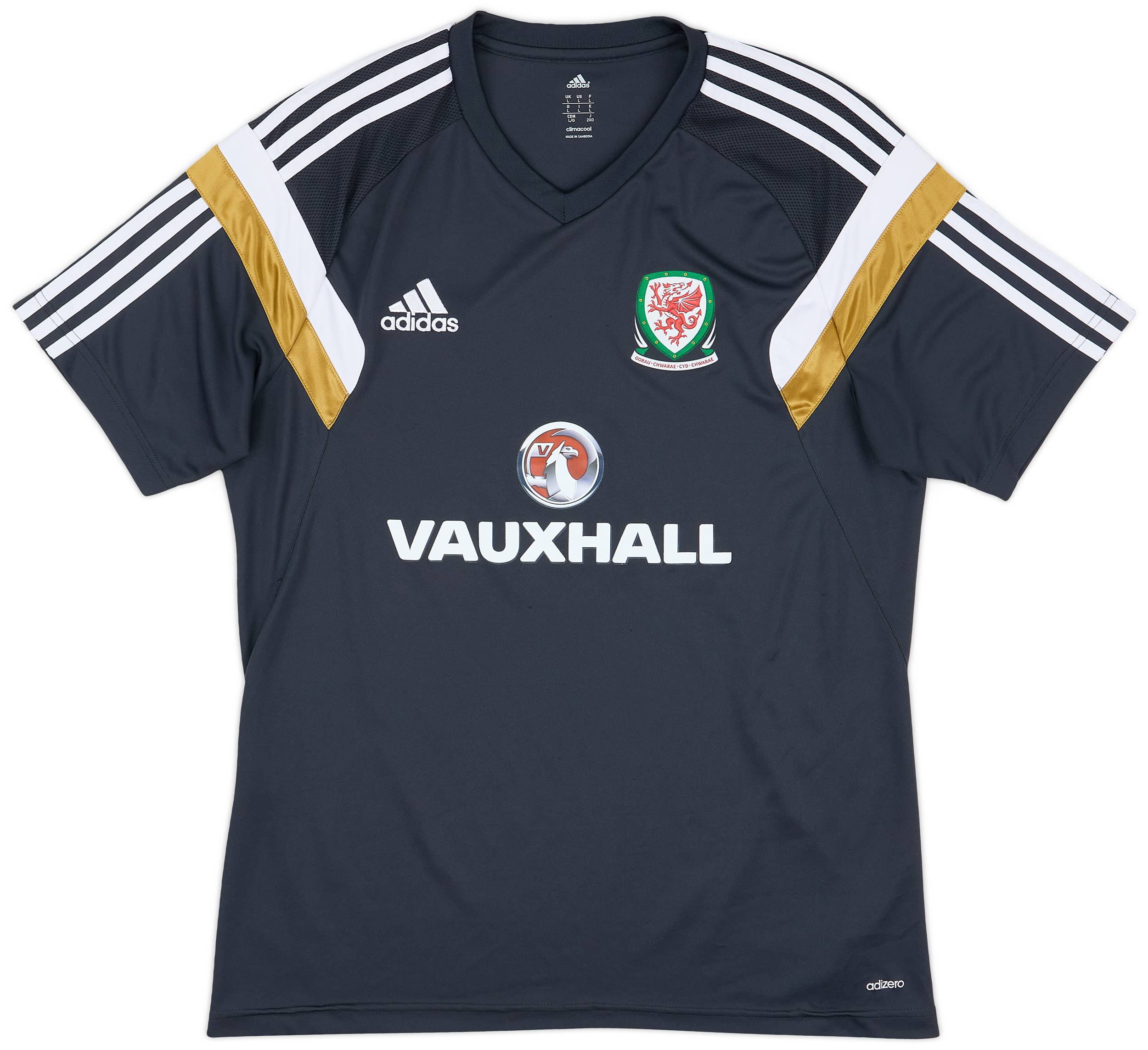 2014-15 Wales adidas Training Shirt - 7/10