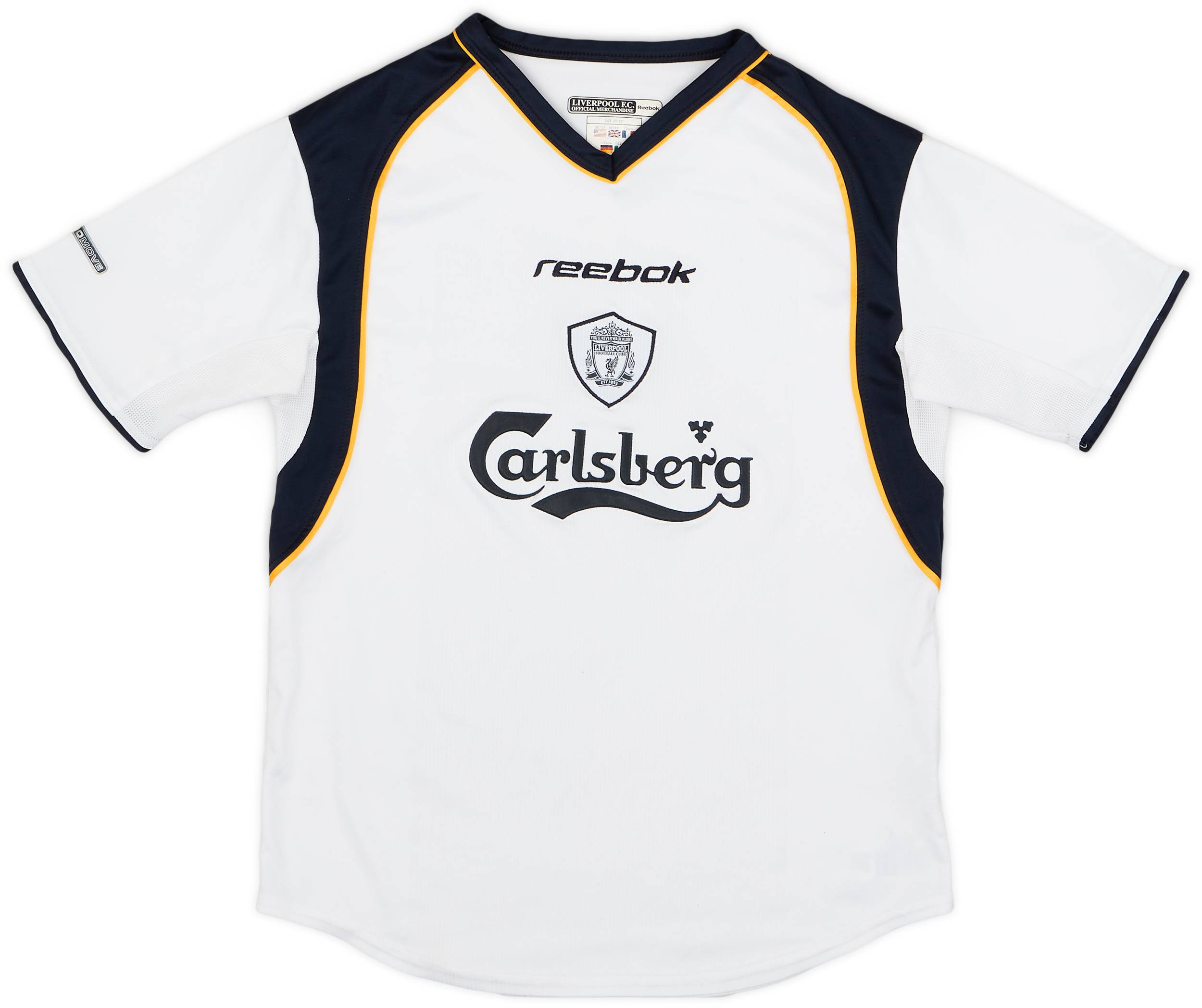 2001-03 Liverpool Away Shirt - 8/10 - (M.Boys)