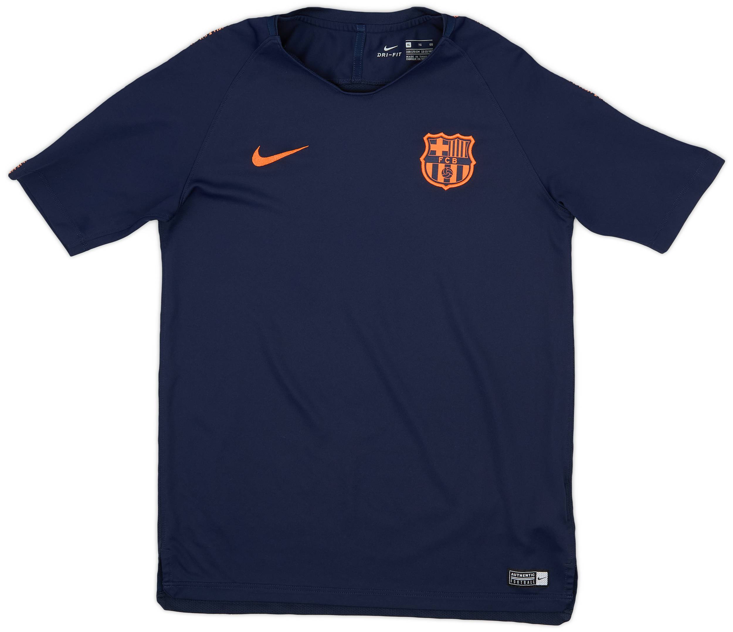 2018 19 Barcelona Nike Training Shirt 10 10 XL.Boys