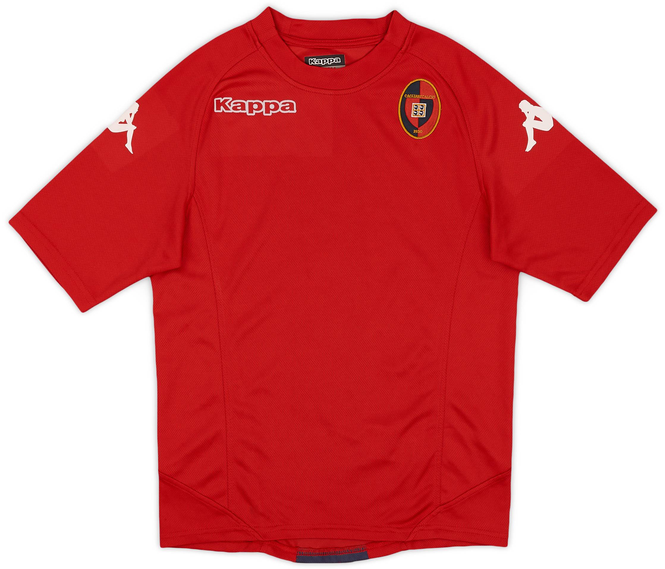 2014-15 Cagliari Kappa Training Shirt - 9/10 - (XS)