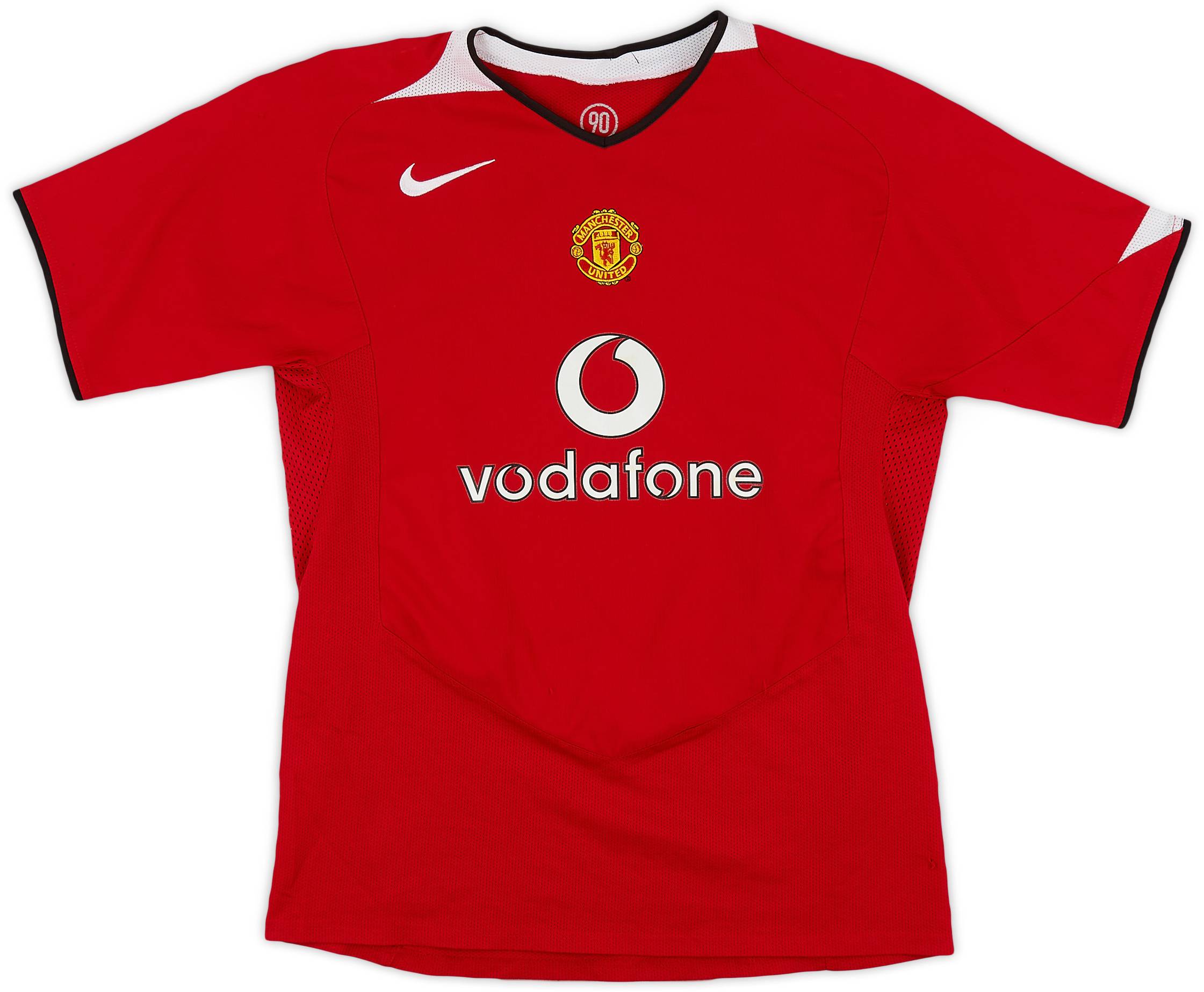 2004-06 Manchester United Home Shirt - 8/10 - (XL.Boys)